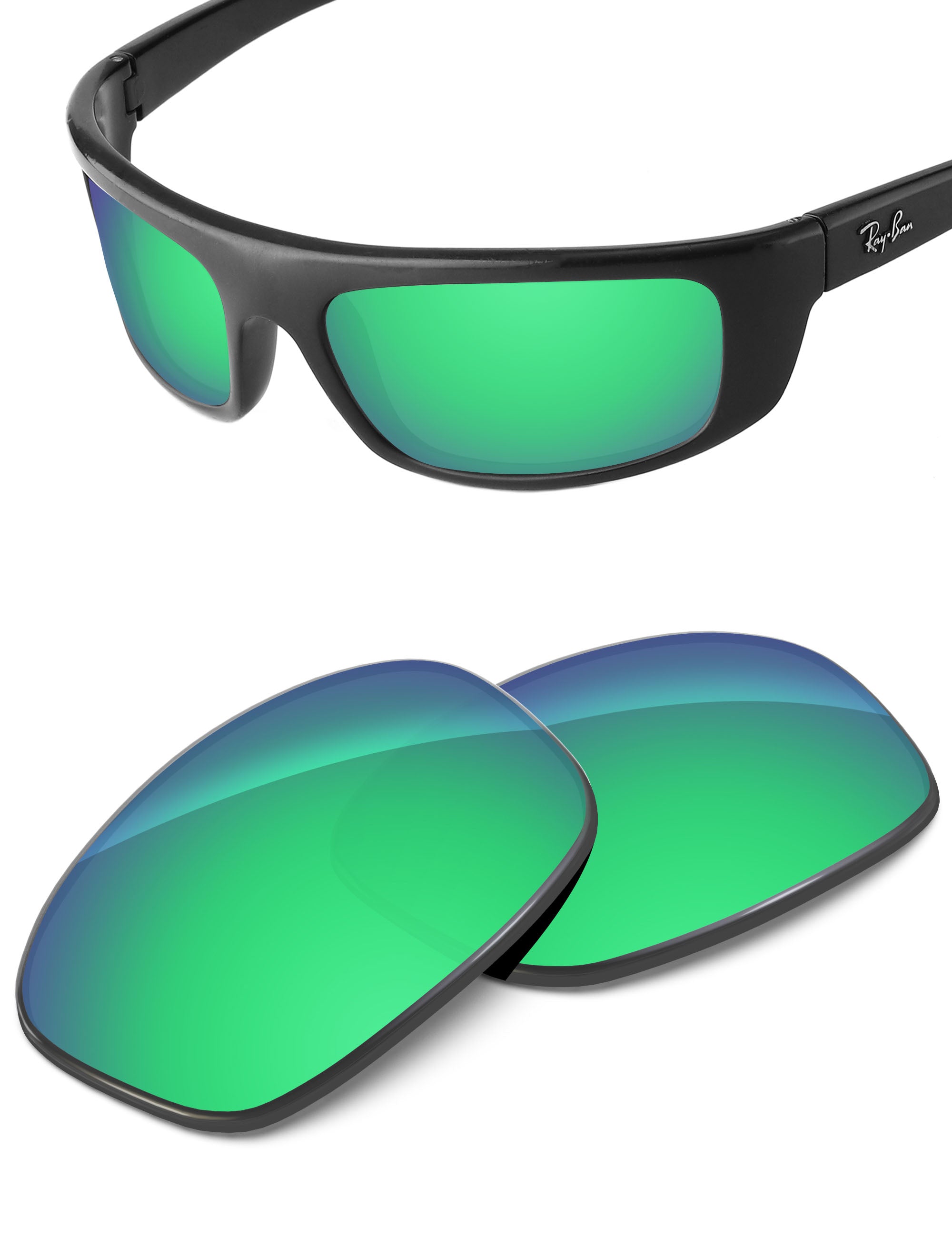 Emerald Green FlashMirror™-Non-Polarized