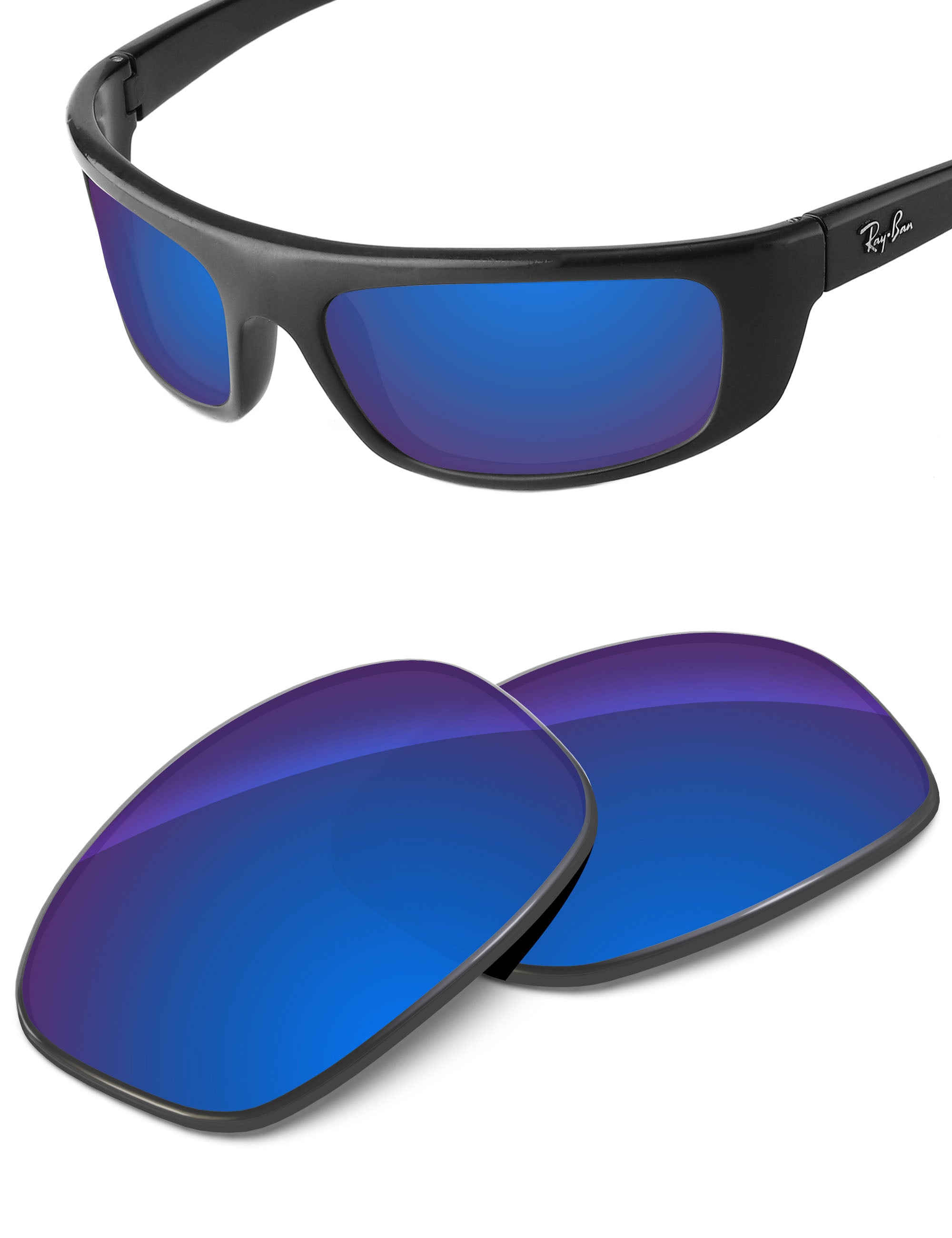 Sapphire Blue FlashMirror™-Non-Polarized
