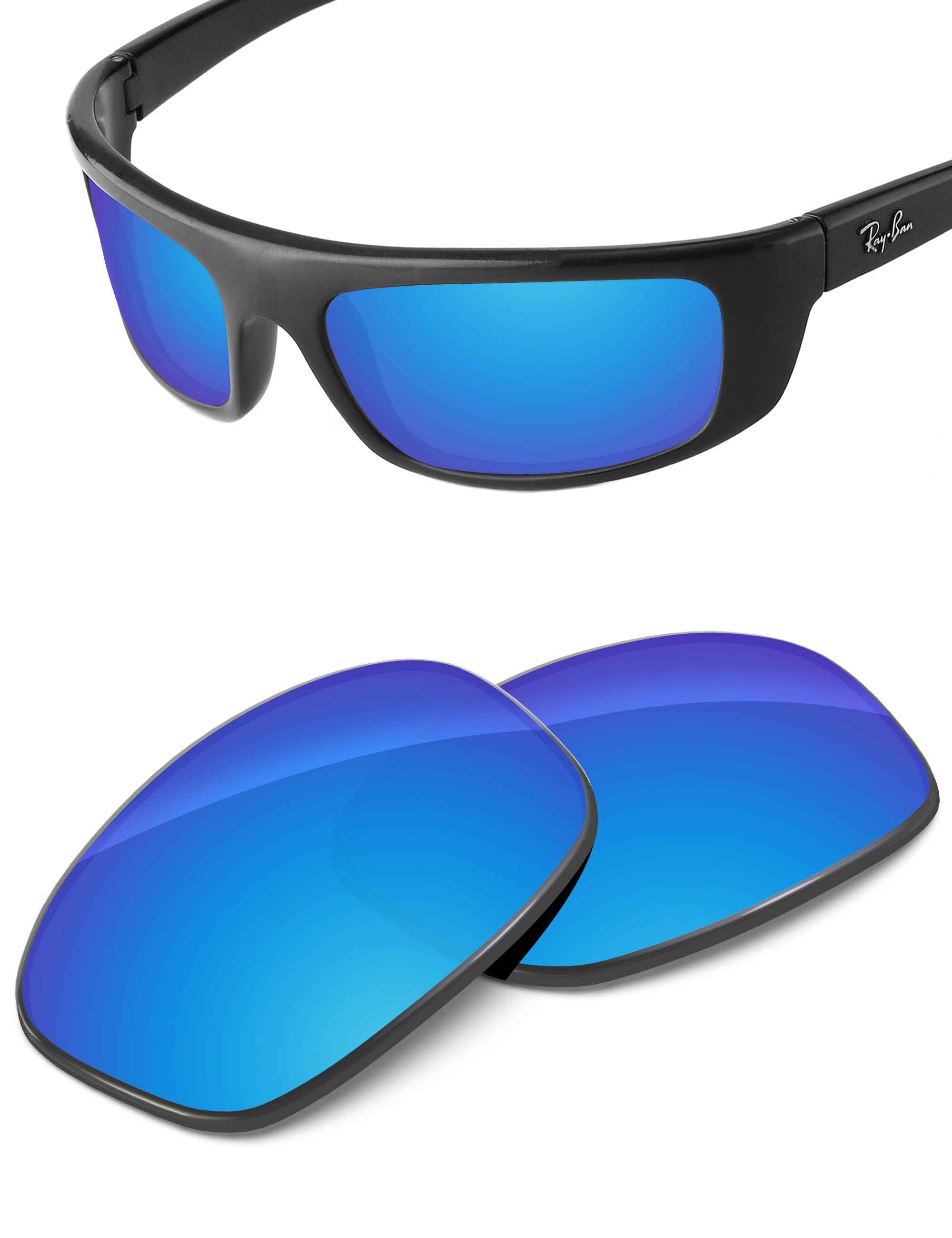 Sky Blue FlashMirror™-Non-Polarized