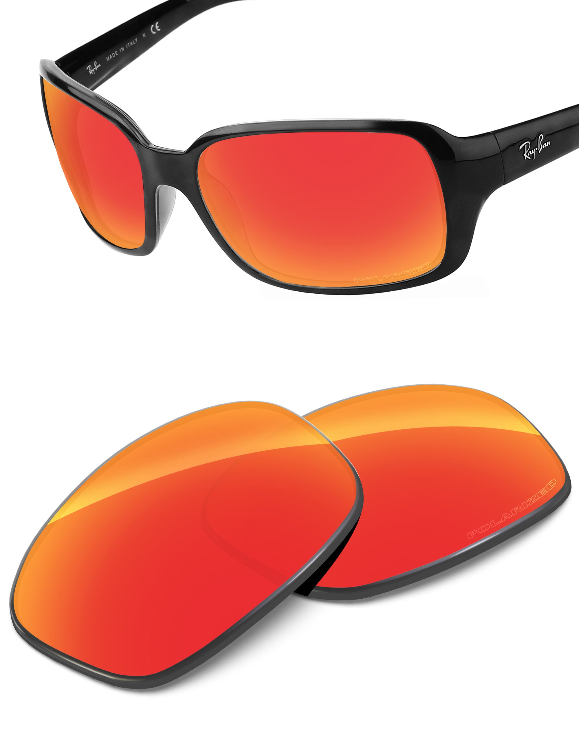 Fire Red FlashMirror™-Polarized