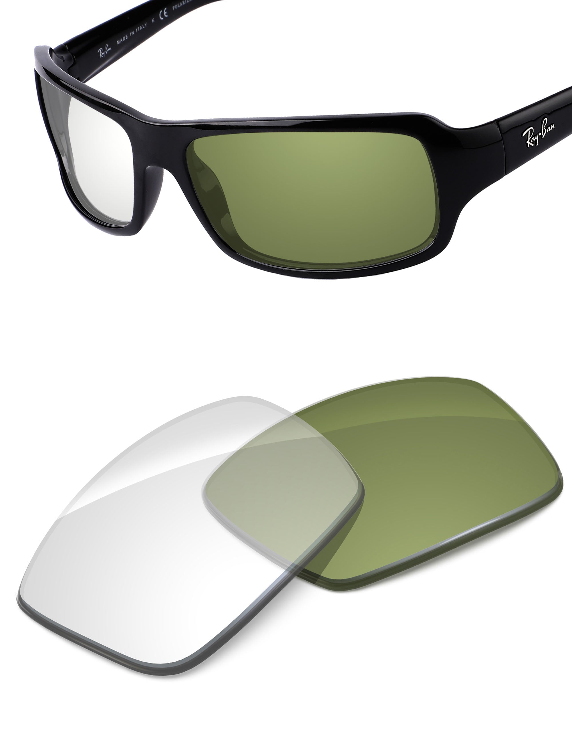 Adapt Green Photochromic Blue Light Blocking-Non-Polarized