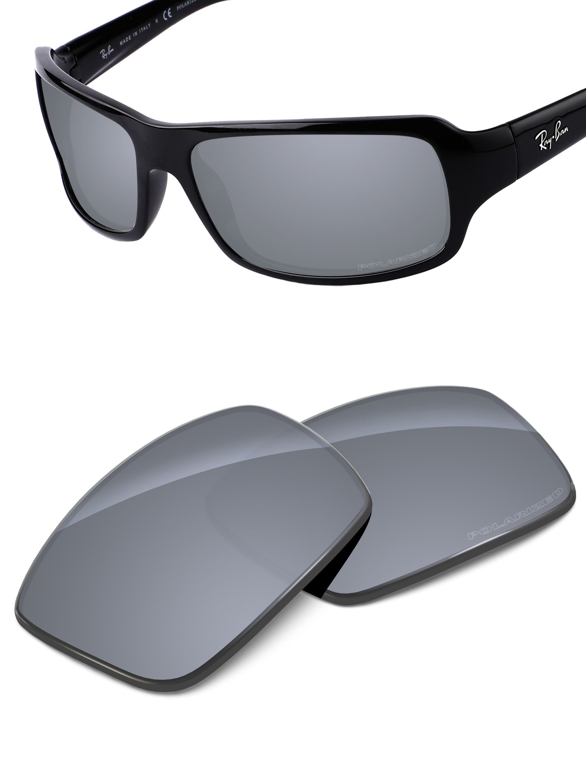 Silver Metallic FlashMirror™-Polarized