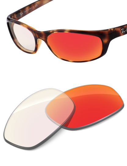 Fire Red FlashMirror™ Photochromic-Non-Polarized