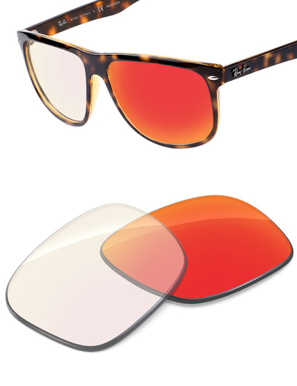 Fire Red FlashMirror™ Photochromic-Non-Polarized
