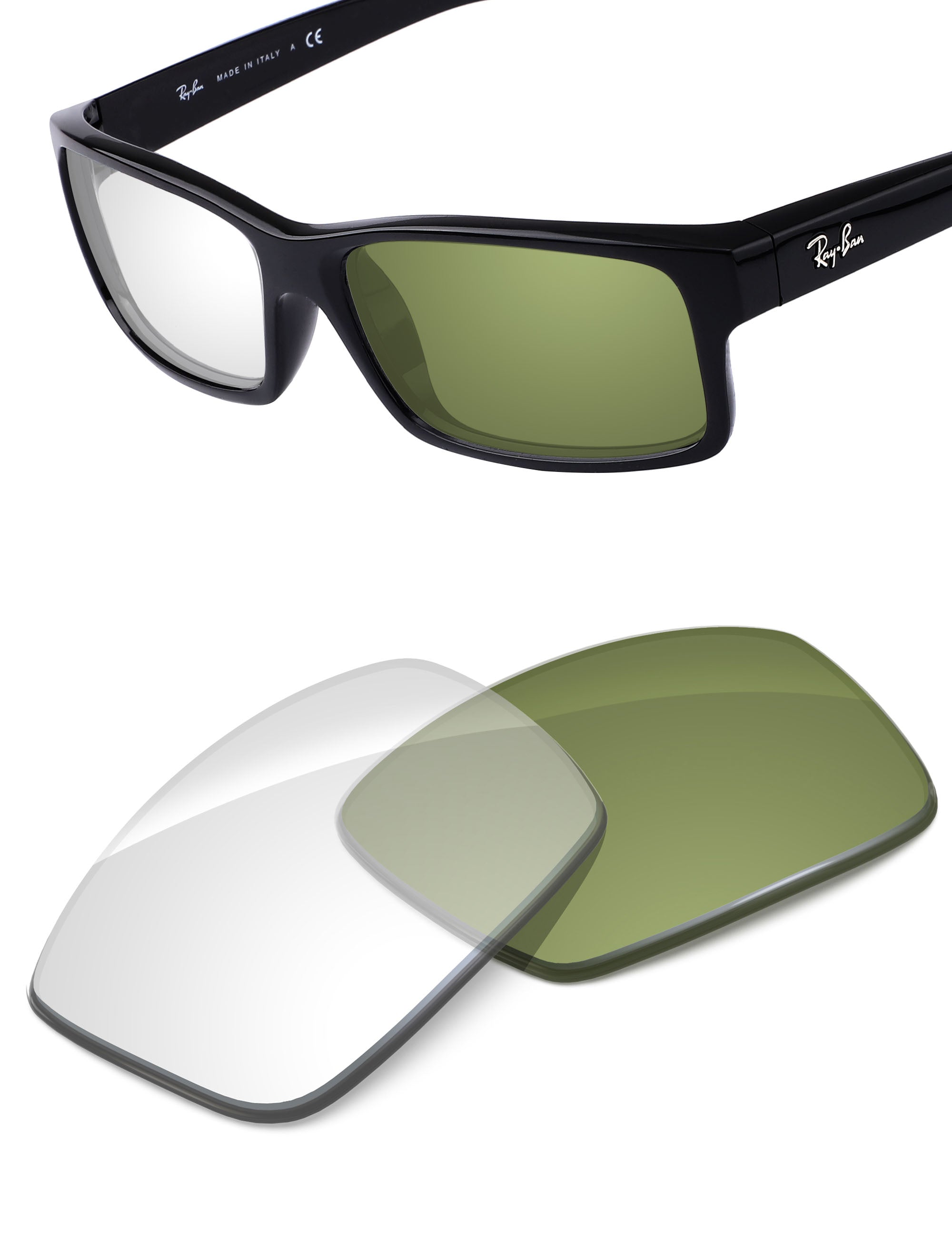 Adapt Green Photochromic Blue Light Blocking-Non-Polarized