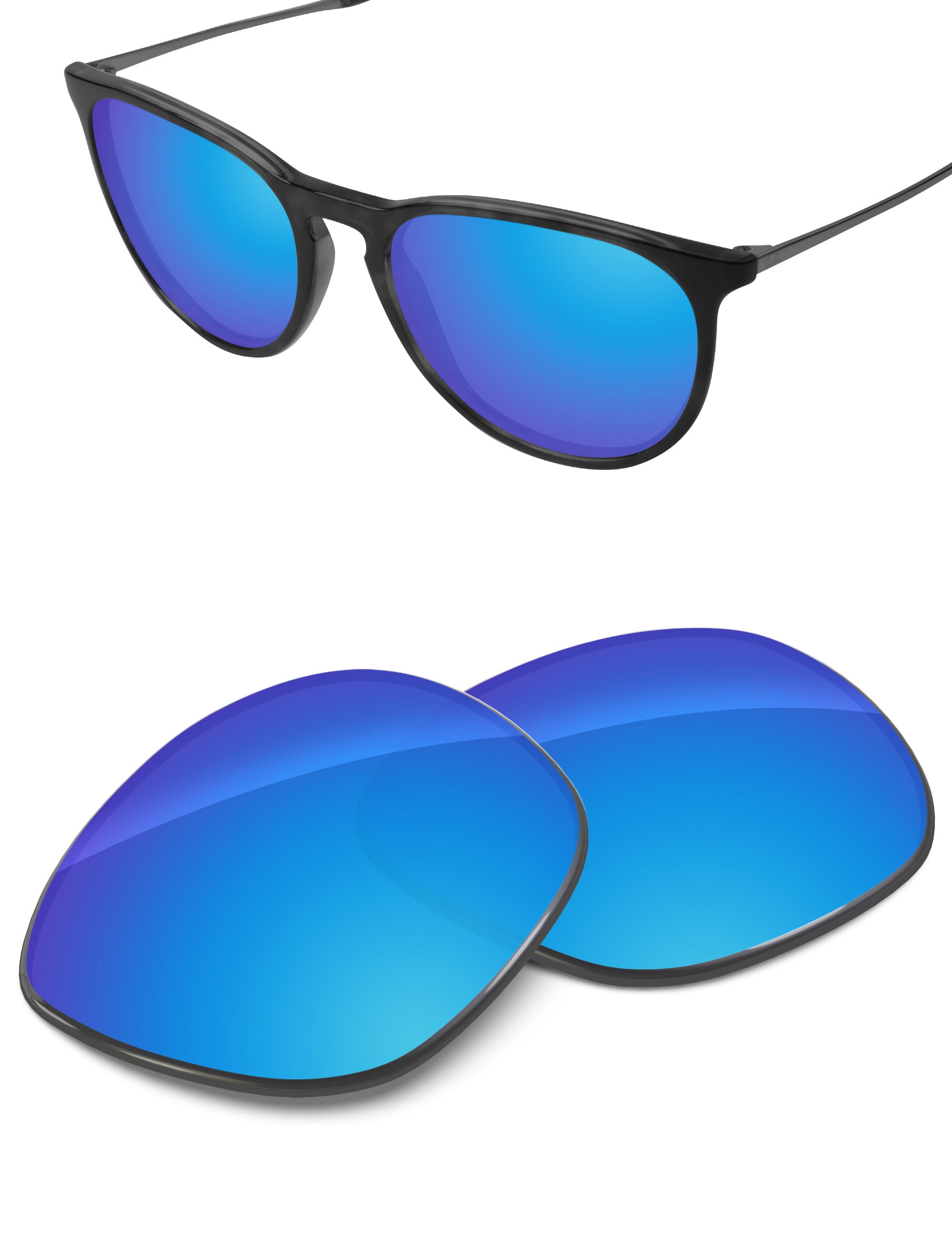 Sky Blue FlashMirror™-Non-Polarized