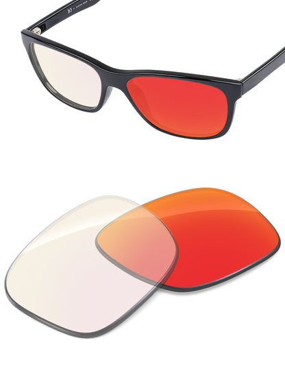 Fire Red FlashMirror™ Photochromic-Non-Polarized
