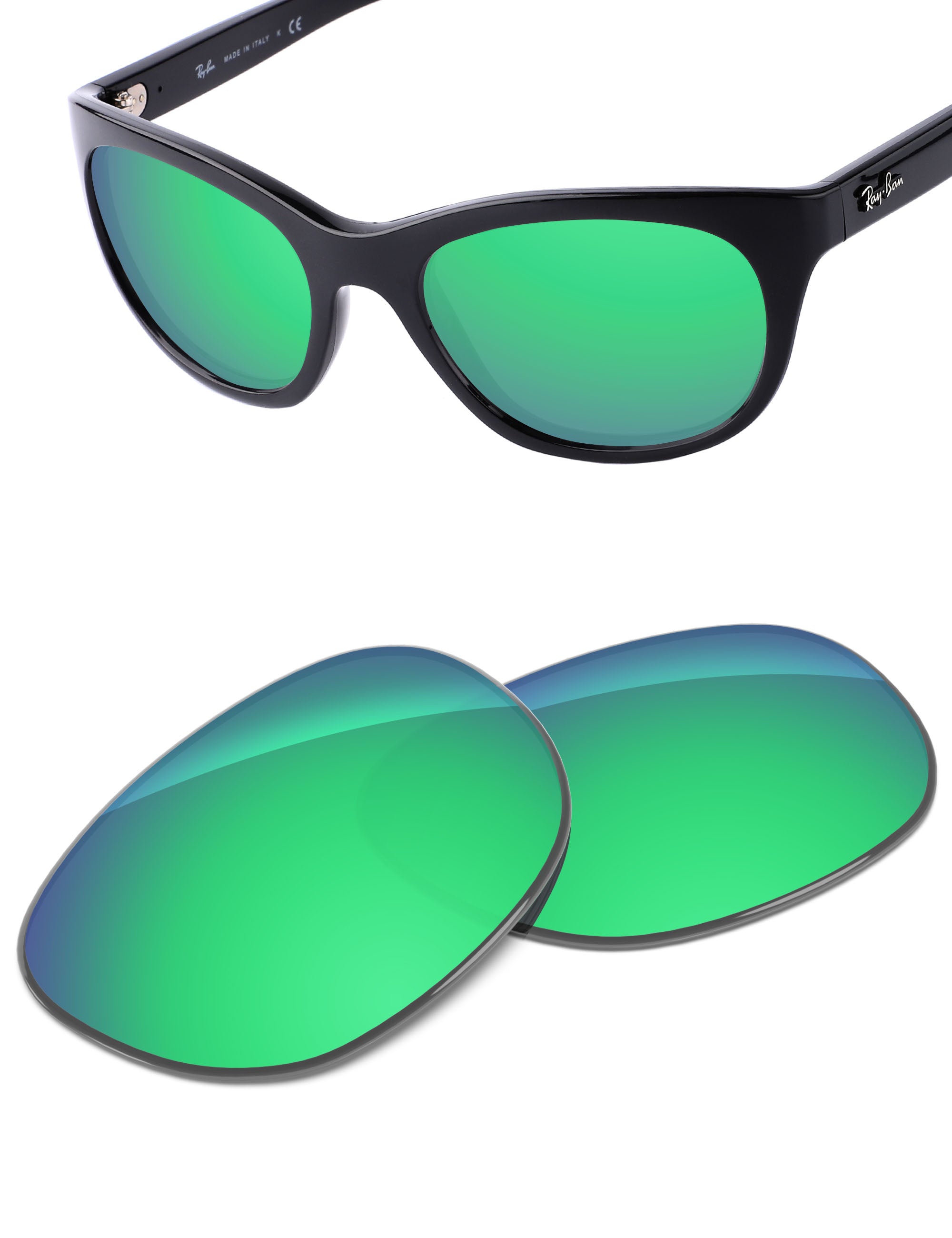 Emerald Green FlashMirror™-Non-Polarized