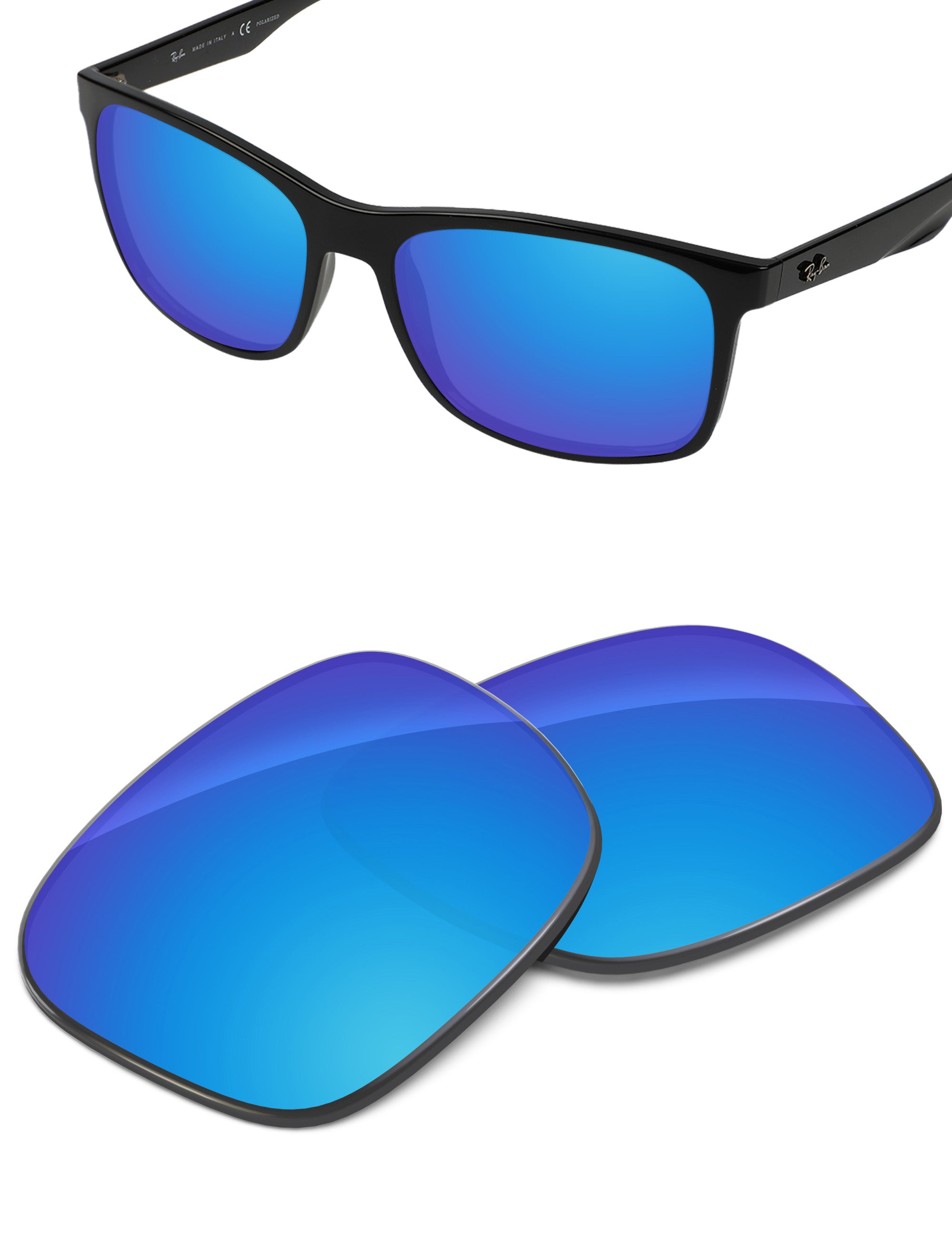 Sky Blue FlashMirror™-Non-Polarized