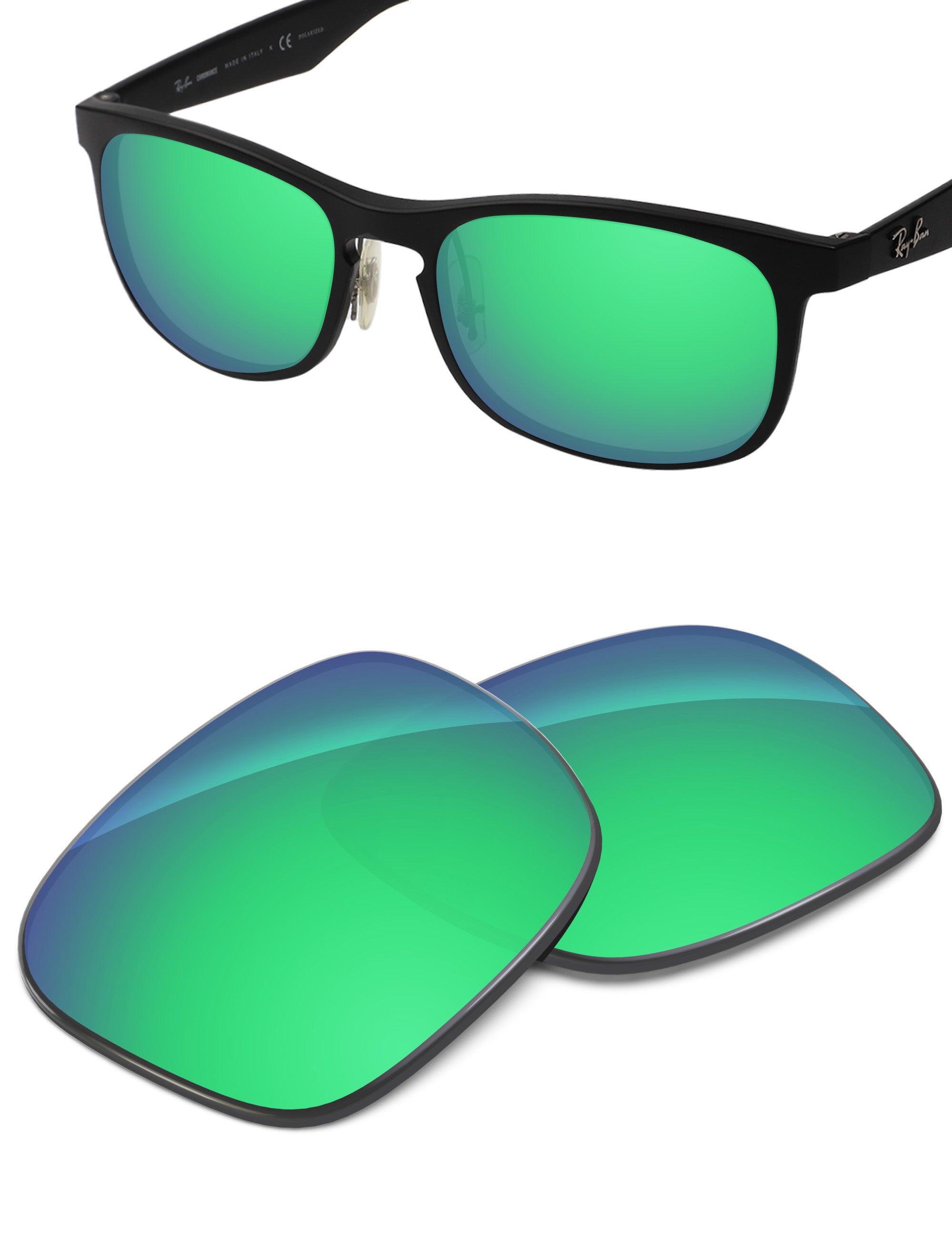 Emerald Green FlashMirror™-Non-Polarized