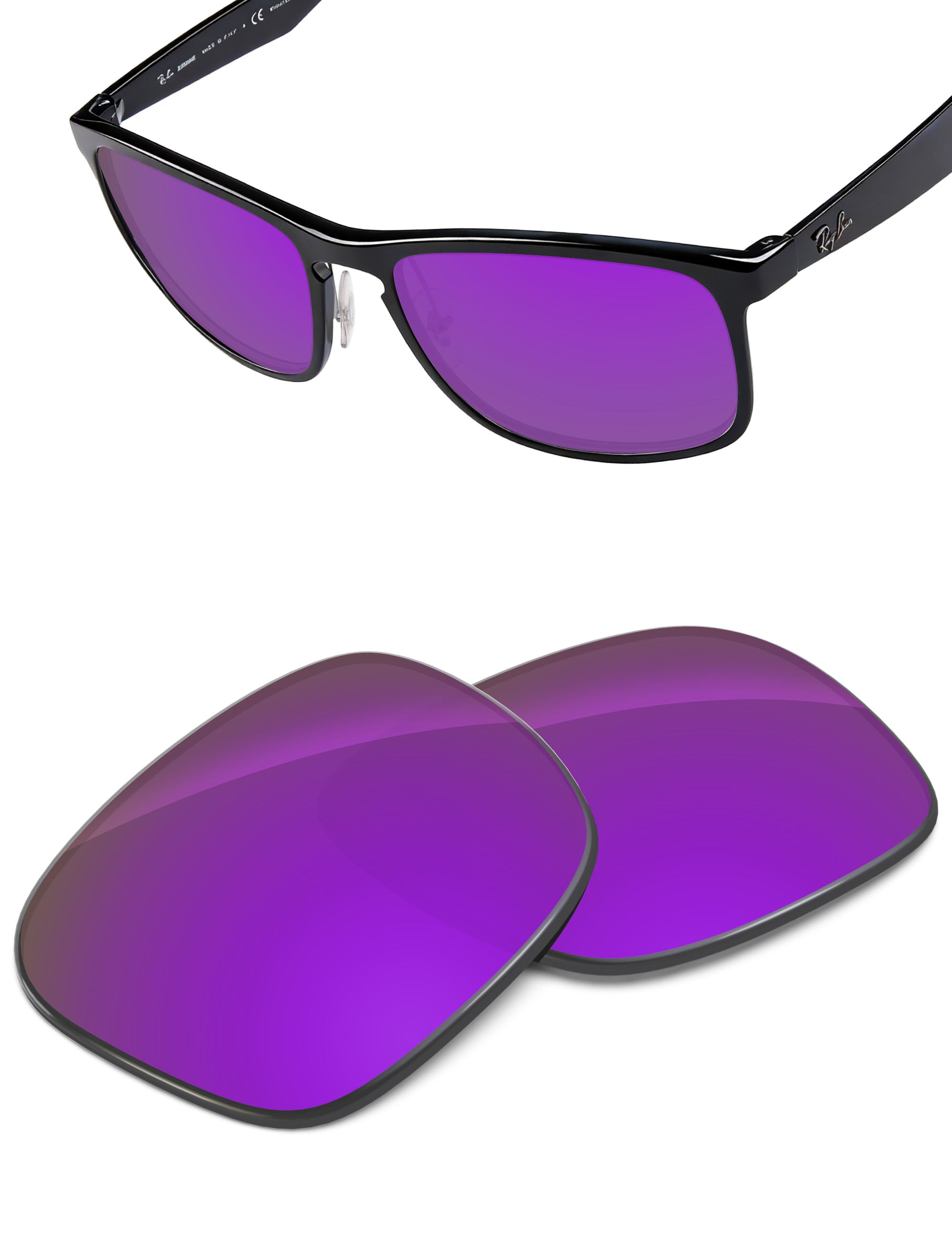 Plum Purple FlashMirror™-Non-Polarized