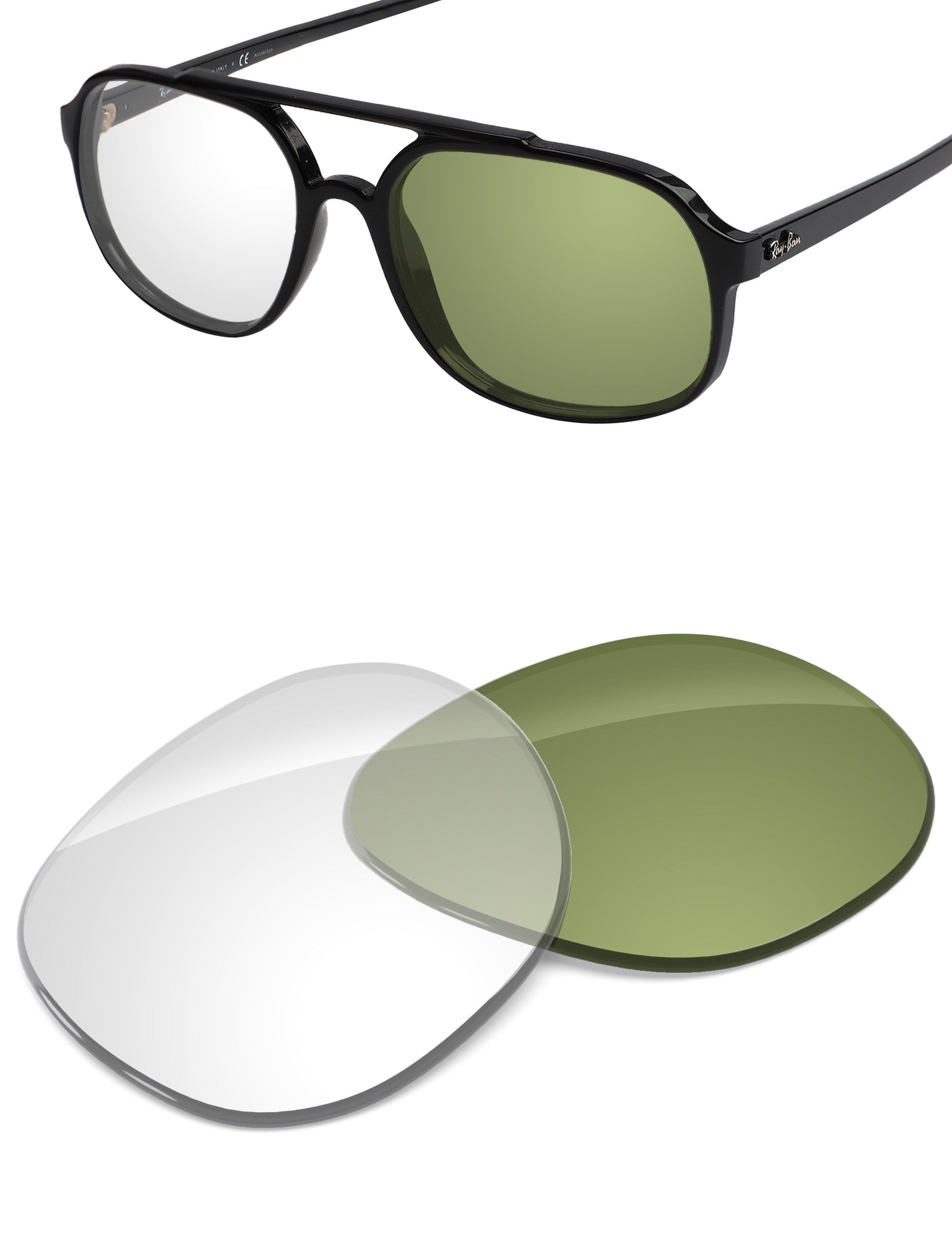 Adapt Green Photochromic Blue Light Blocking-Non-Polarized