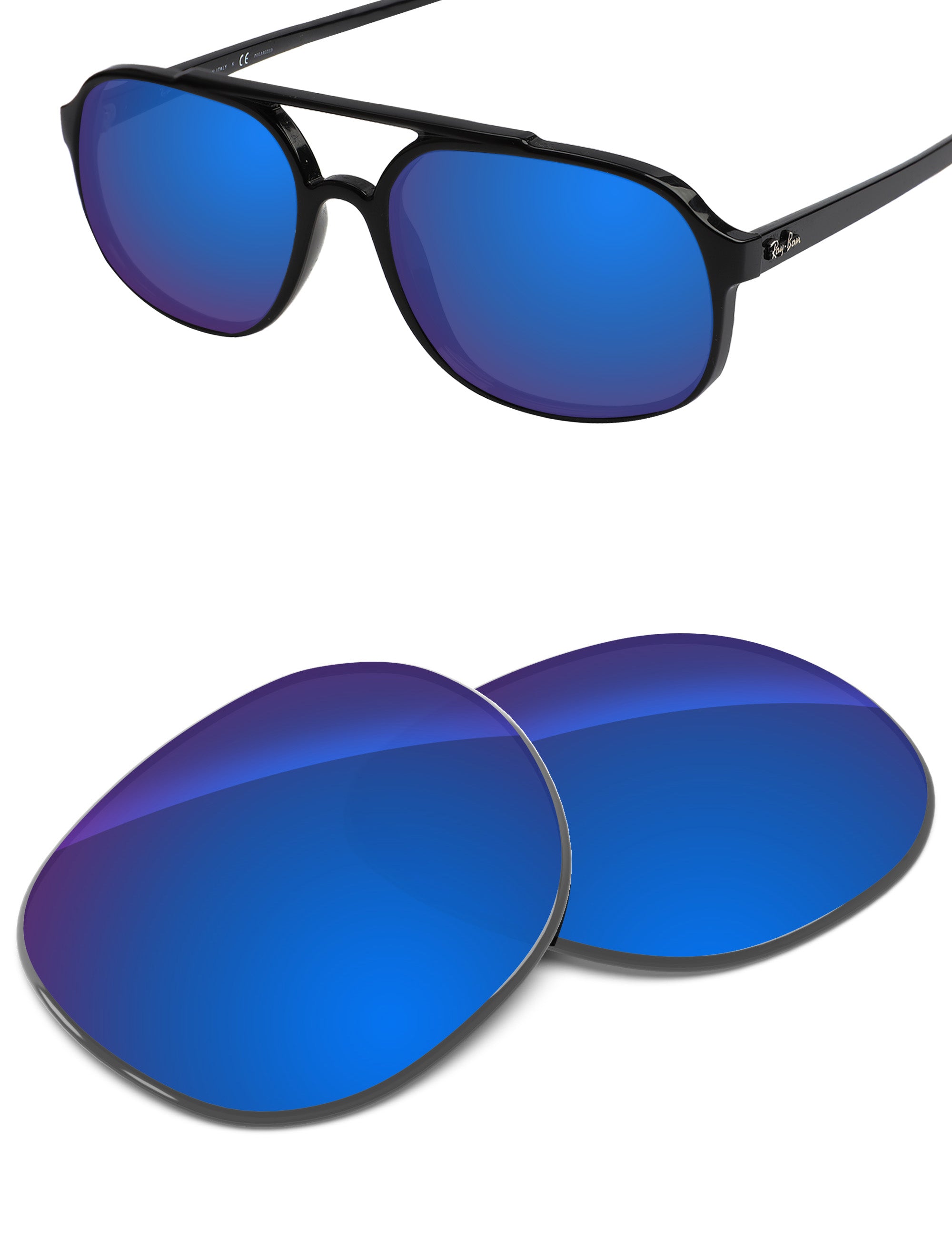 Sapphire Blue FlashMirror™-Non-Polarized