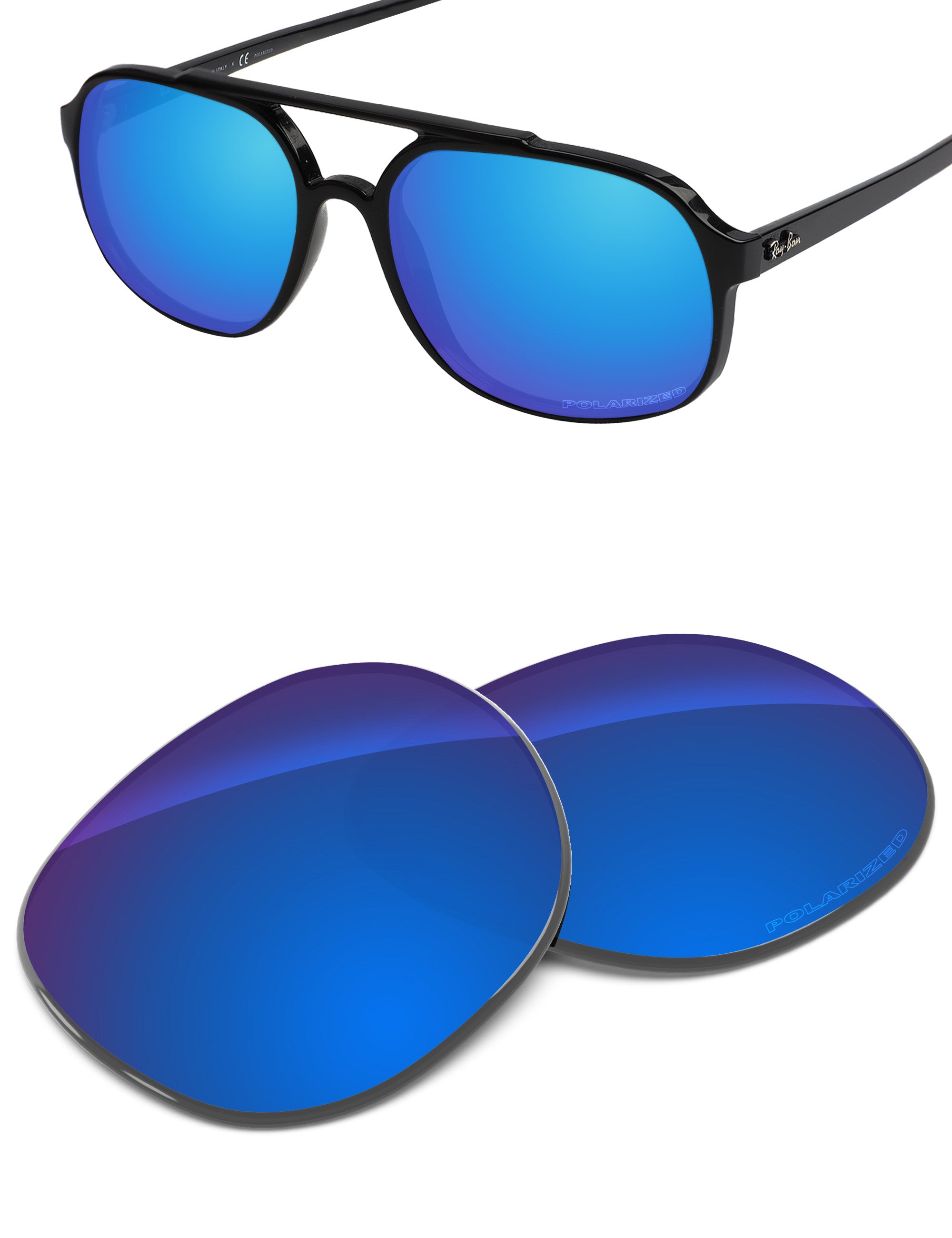Sapphire Blue FlashMirror™-Polarized