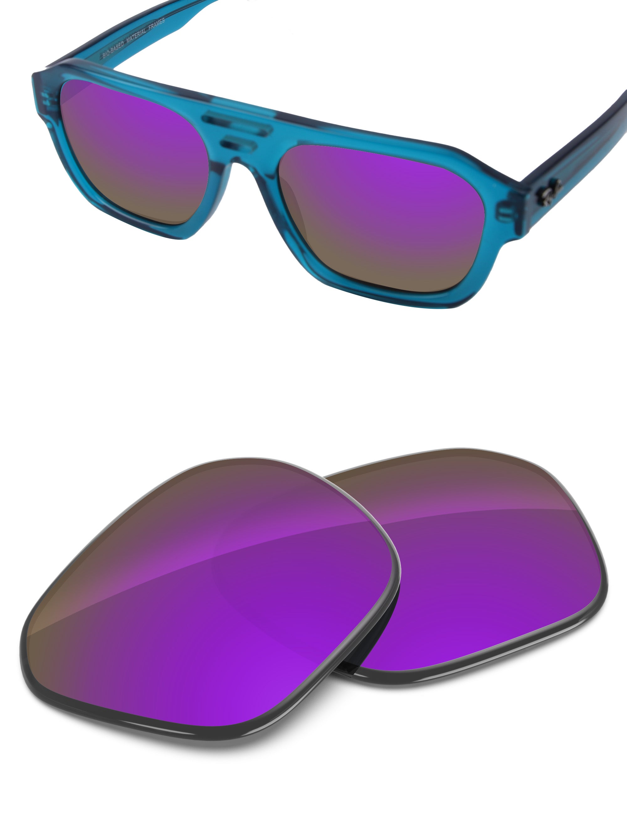 Plum Purple FlashMirror™-Non-Polarized