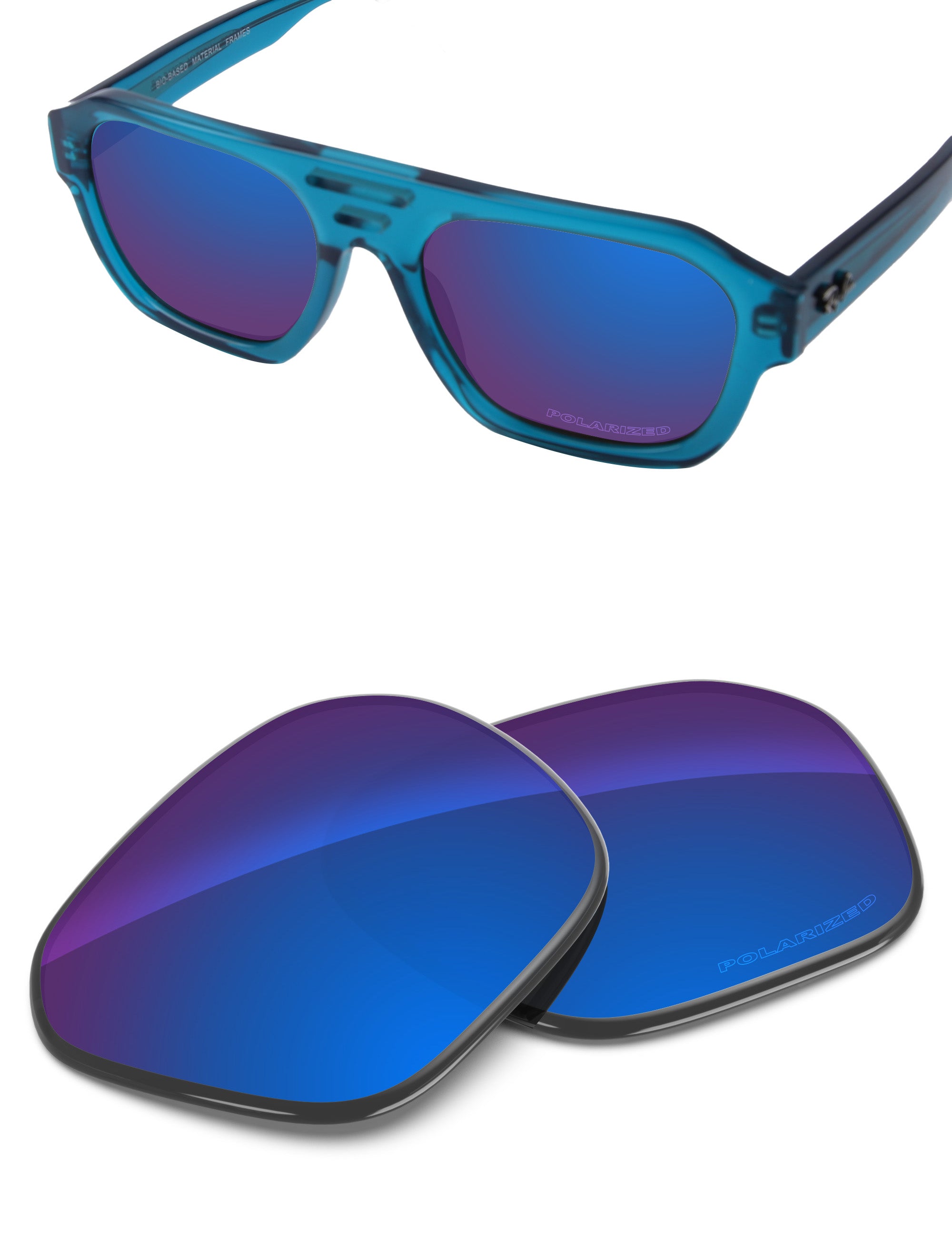 Sapphire Blue FlashMirror™-Polarized