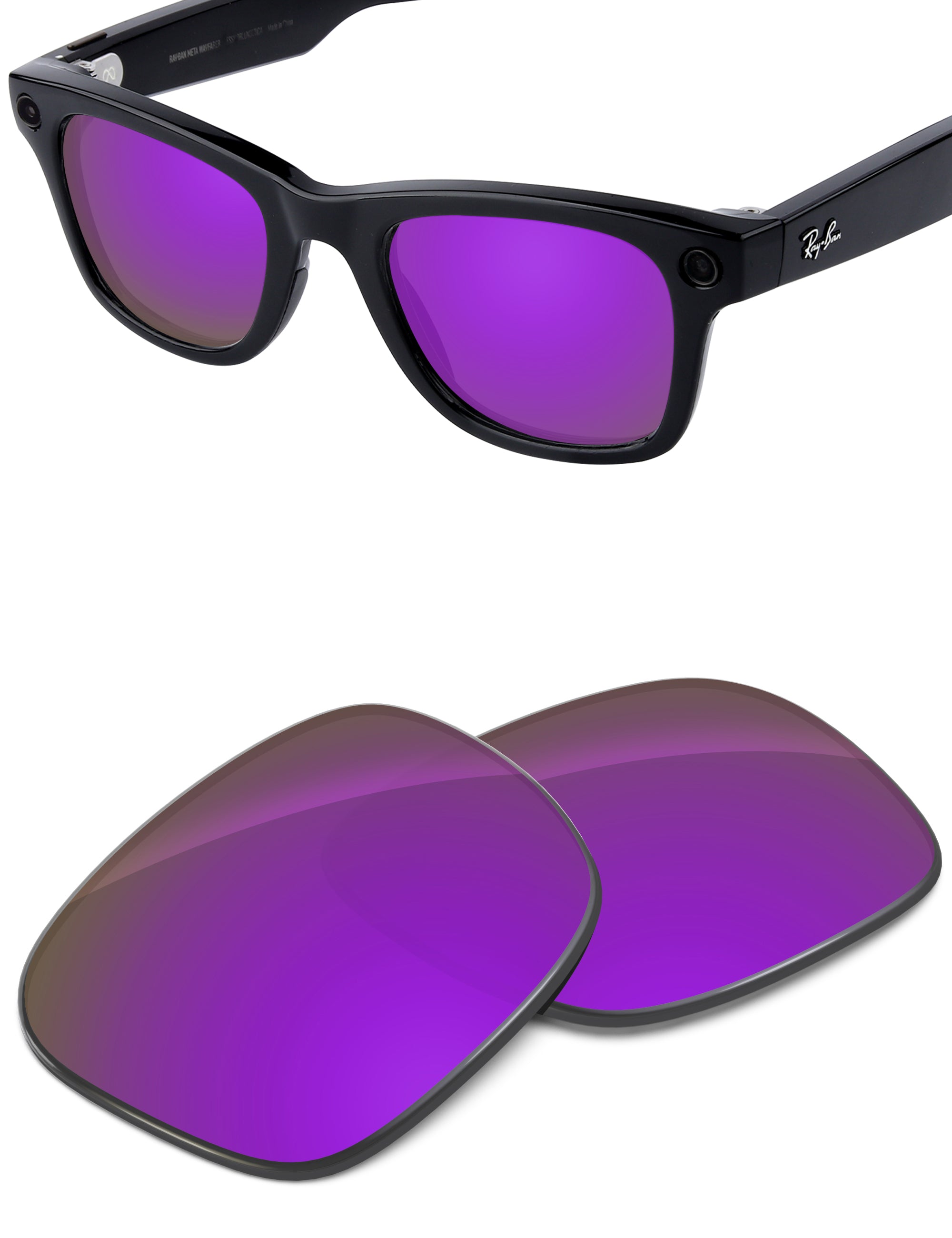 Plum Purple FlashMirror™-Non-Polarized