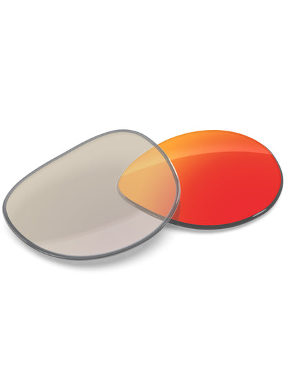 Fire Red FlashMirror™-Photochromic-Non-Polarized