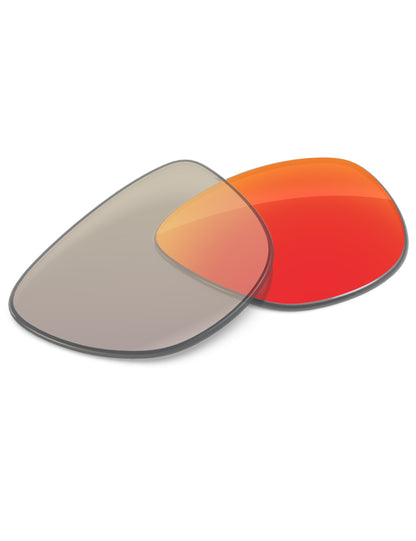 Fire Red FlashMirror™ Photochromic-Non-Polarized