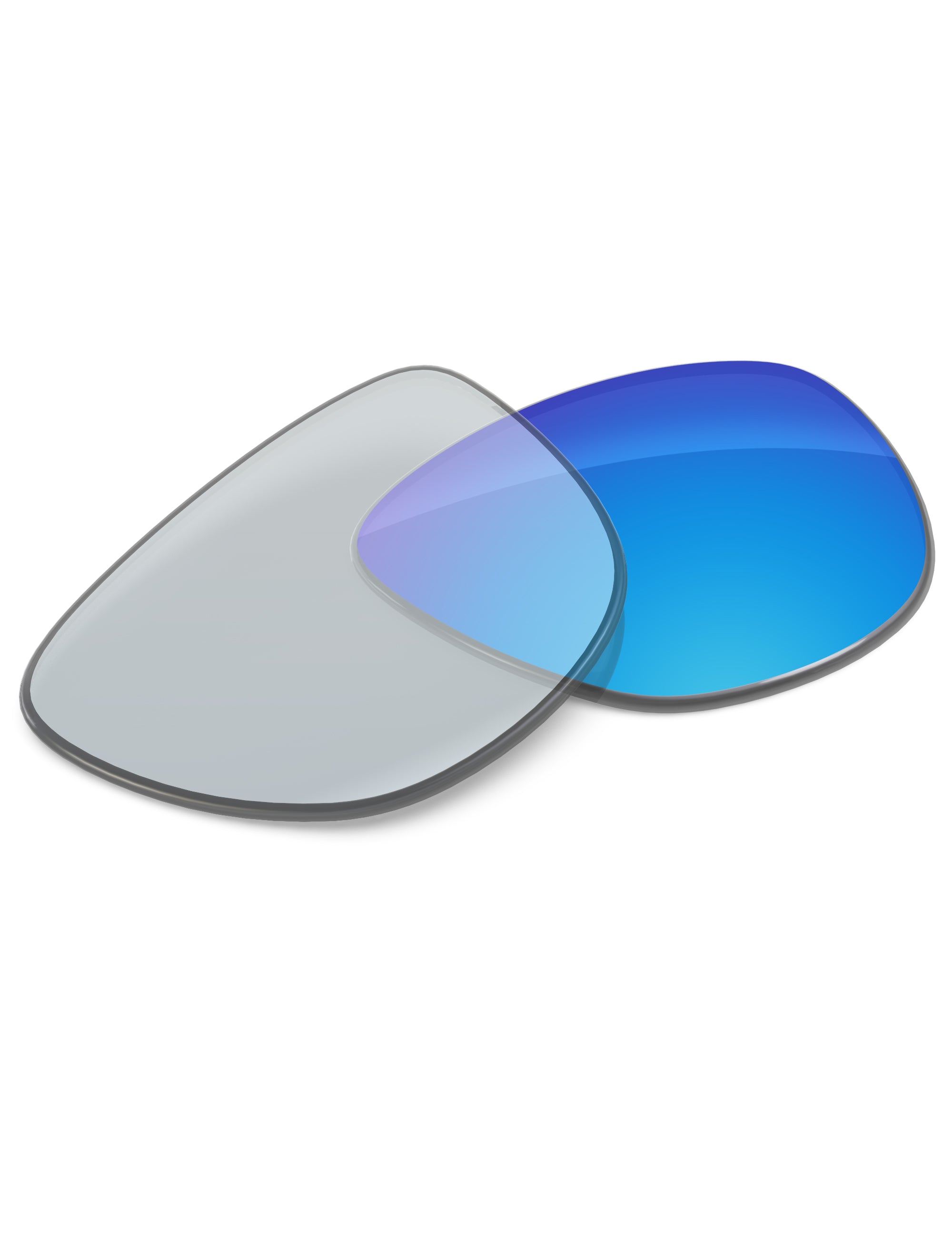 Sky Blue FlashMirror™ Photochromic-Non-Polarized