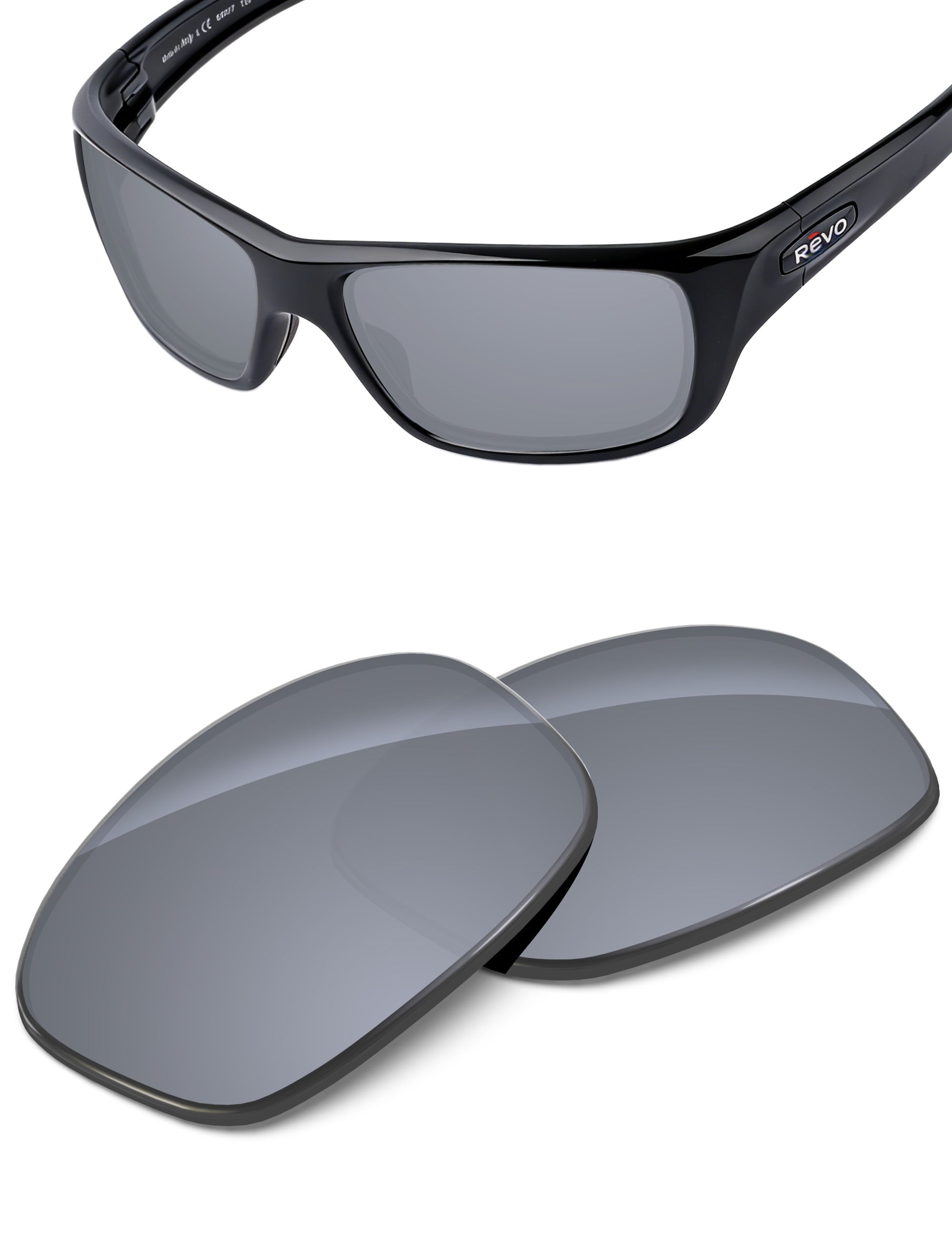 Silver Metallic FlashMirror™-Non-Polarized