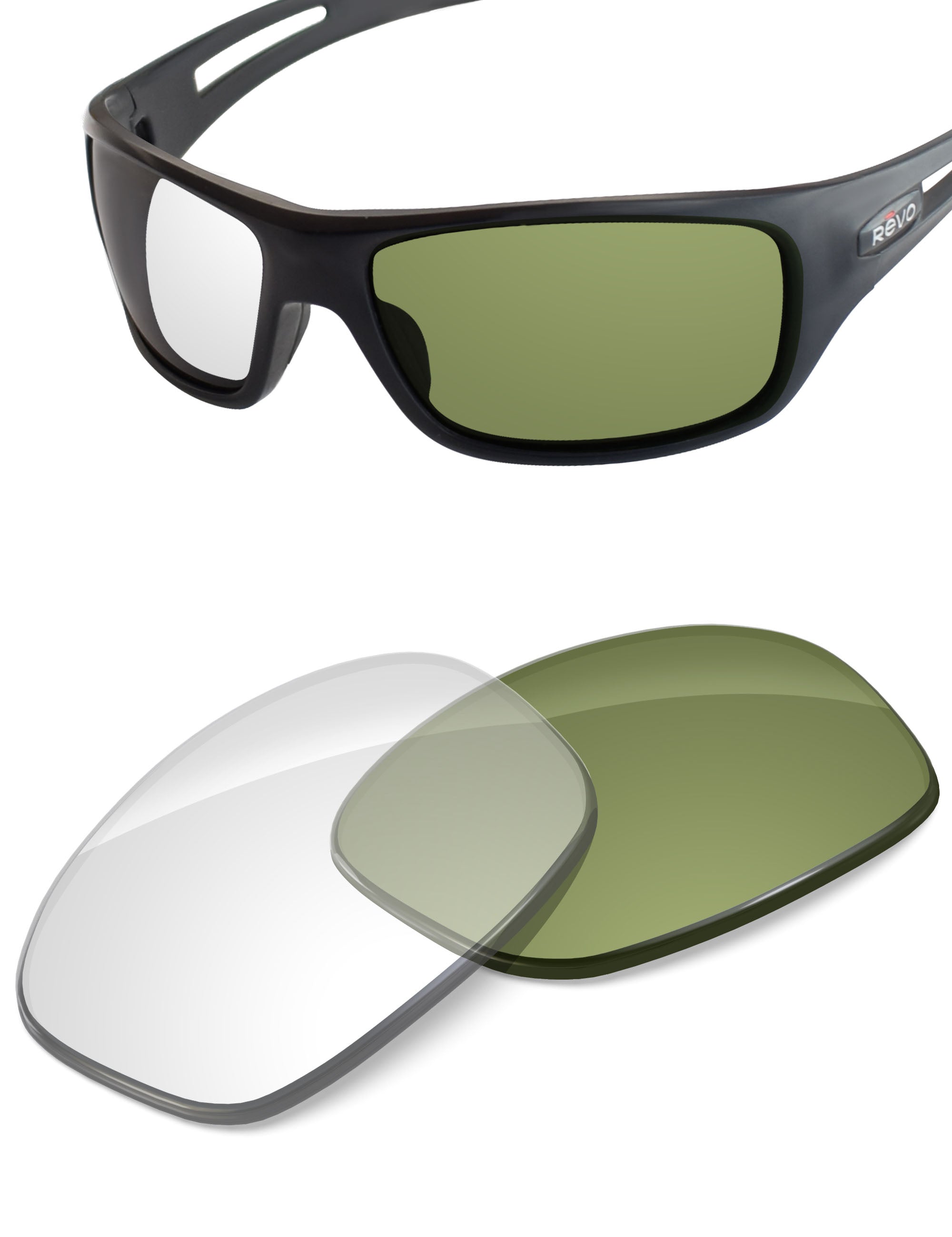Adapt Green Photochromic Blue Light Blocking-Non-Polarized