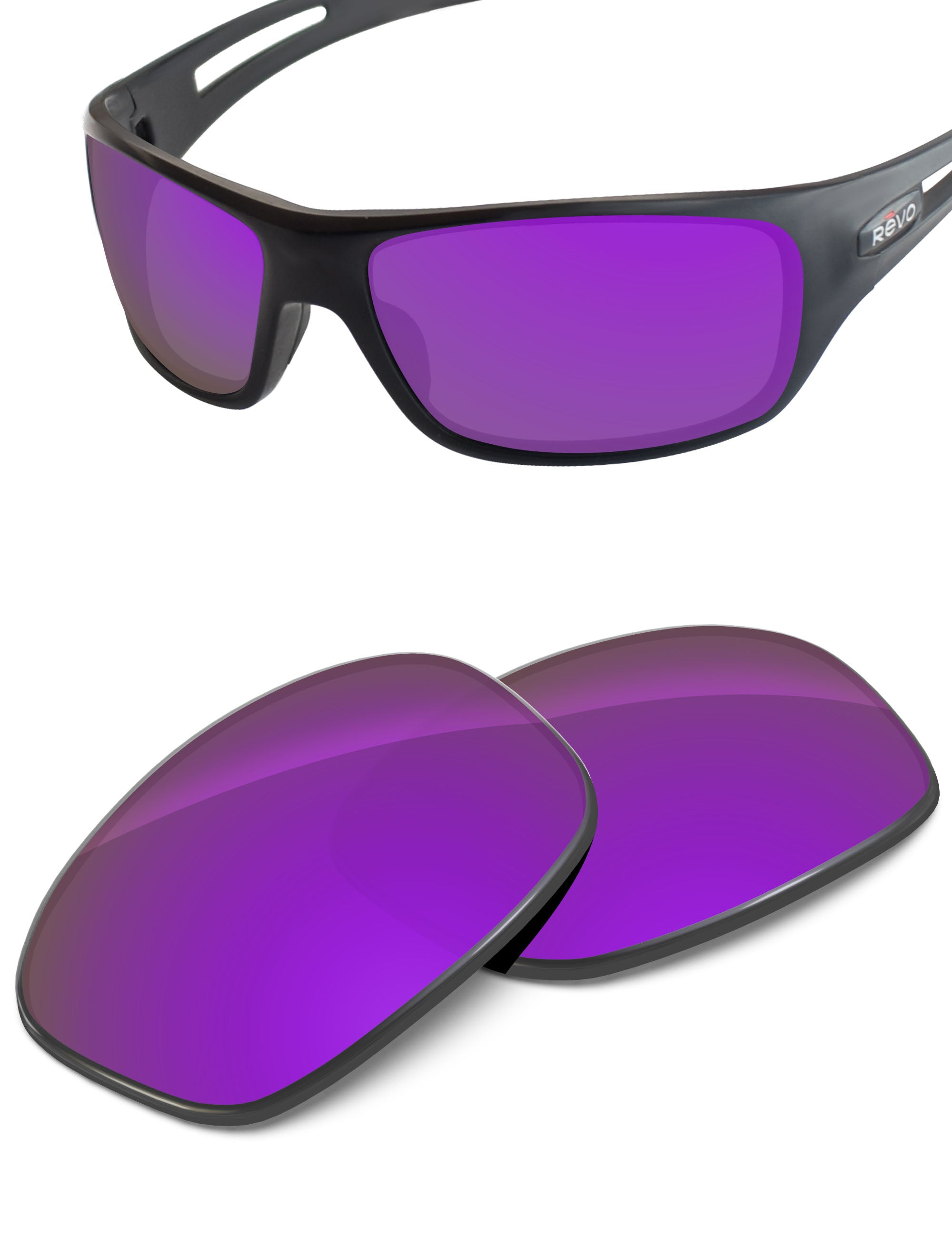 Plum Purple FlashMirror™-Non-Polarized
