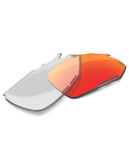 Fire Red FlashMirror™ Photochromic-Non-Polarized