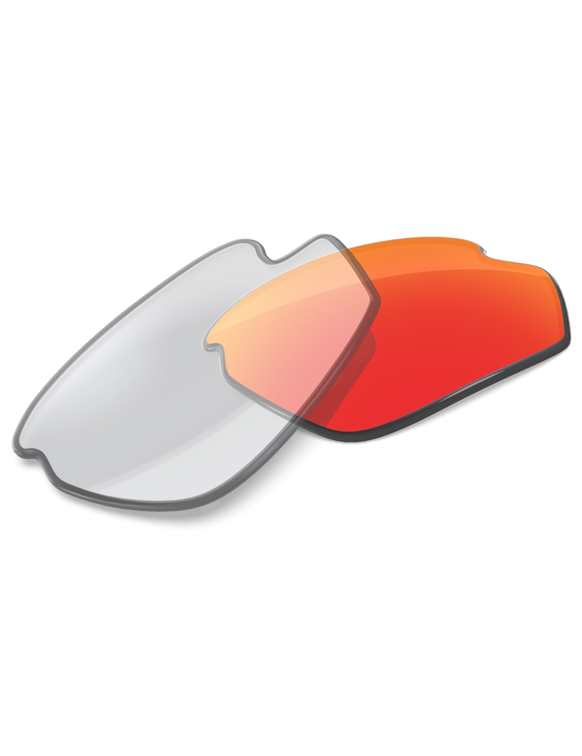 Fire Red FlashMirror™ Photochromic-Non-Polarized