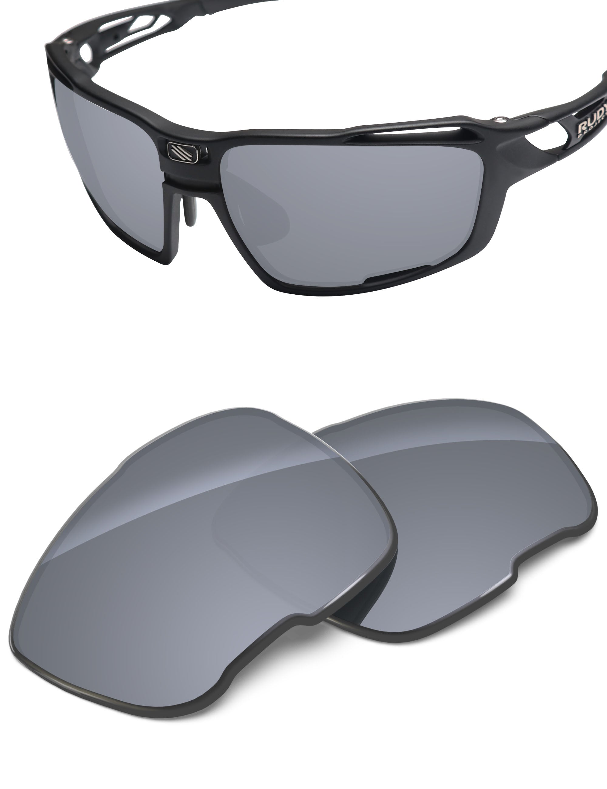 Silver Metallic FlashMirror™-Non-Polarized