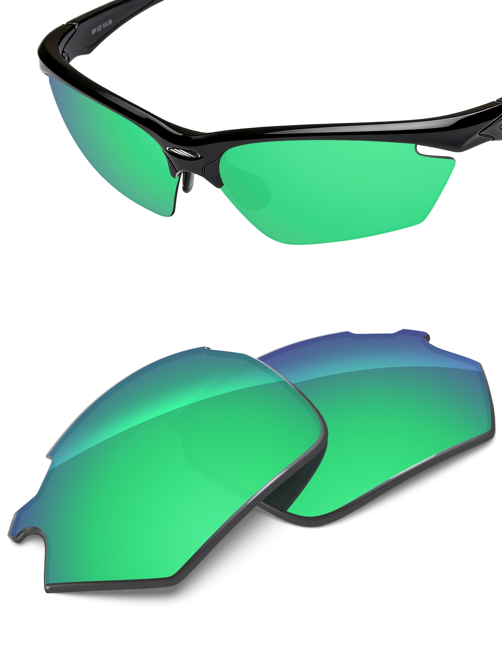 Emerald Green FlashMirror™-Non-Polarized
