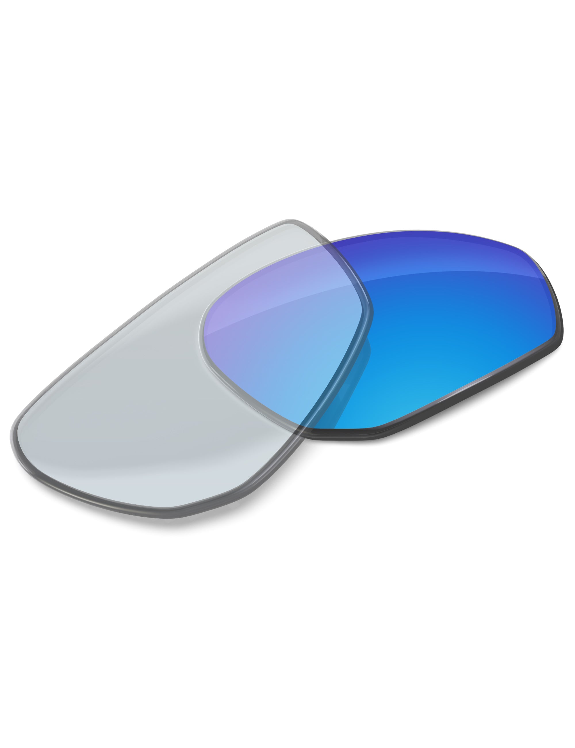 Sky Blue FlashMirror™ Photochromic-Non-Polarized
