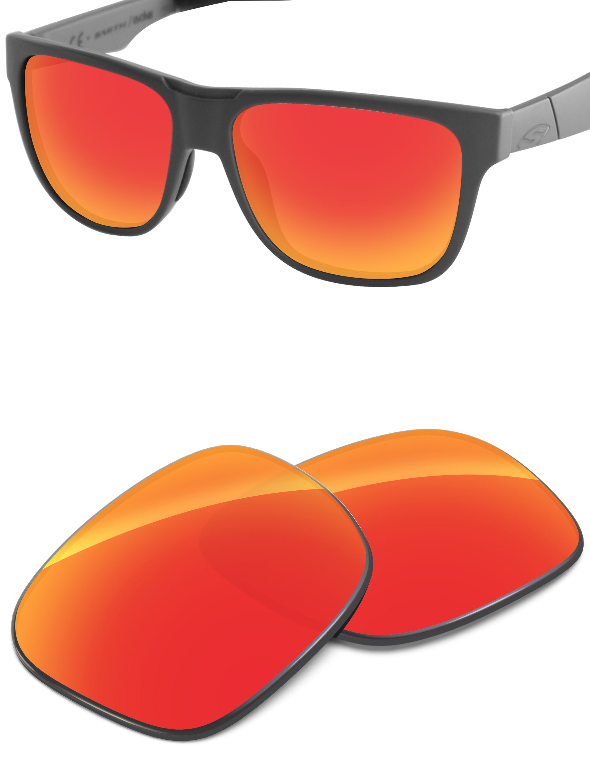 Fire Red FlashMirror™-Non-Polarized