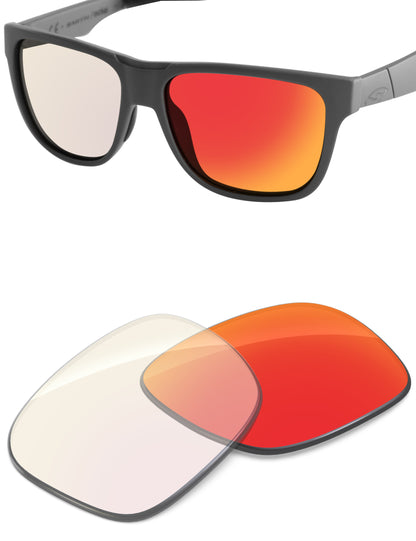 Fire Red FlashMirror™ Photochromic-Non-Polarized