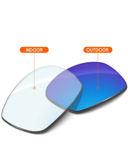 Sky Blue FlashMirror™ Photochromic-Non-Polarized