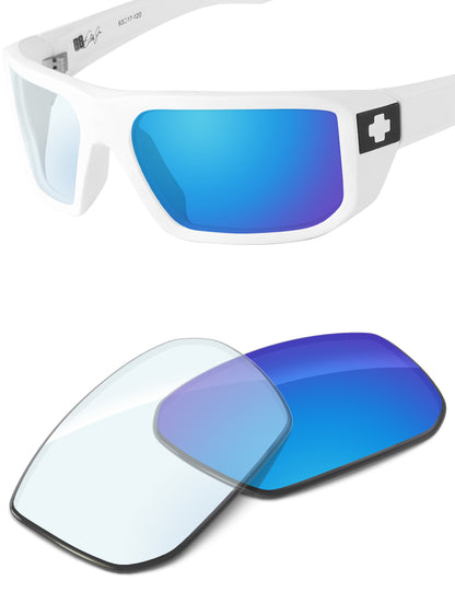 Sky Blue FlashMirror™ Photochromic-Non-Polarized