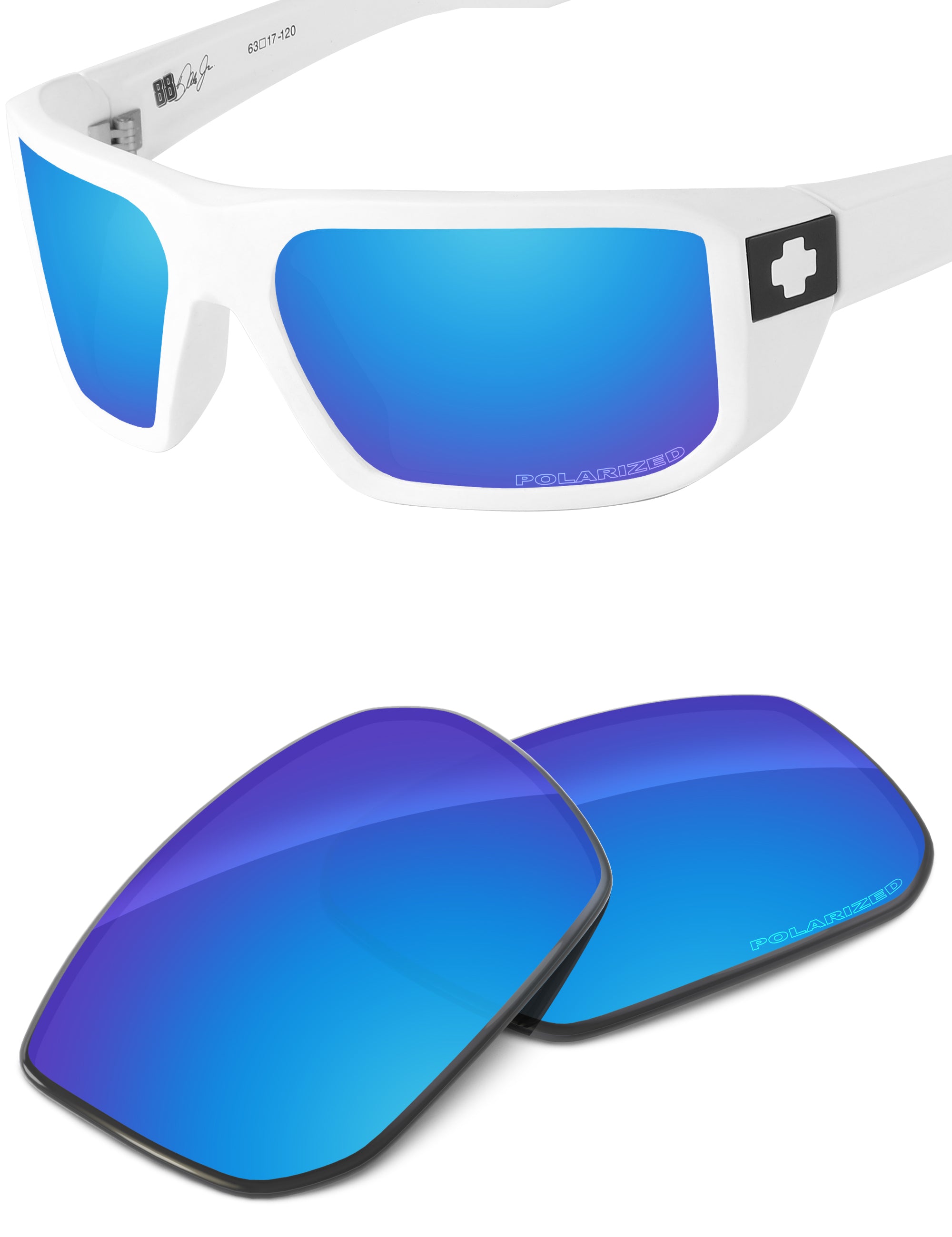 Sky Blue FlashMirror™-Polarized