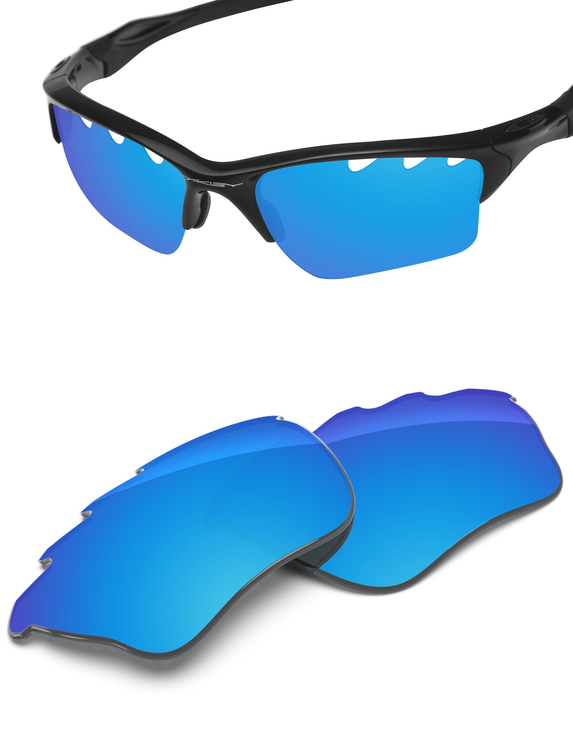 Sky Blue FlashMirror™-Non-Polarized
