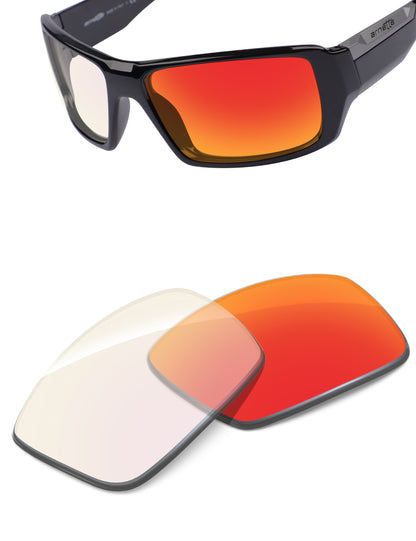 Fire Red FlashMirror™ Photochromic-Non-Polarized