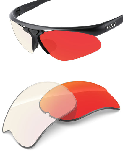Fire Red FlashMirror™ Photochromic-Non-Polarized