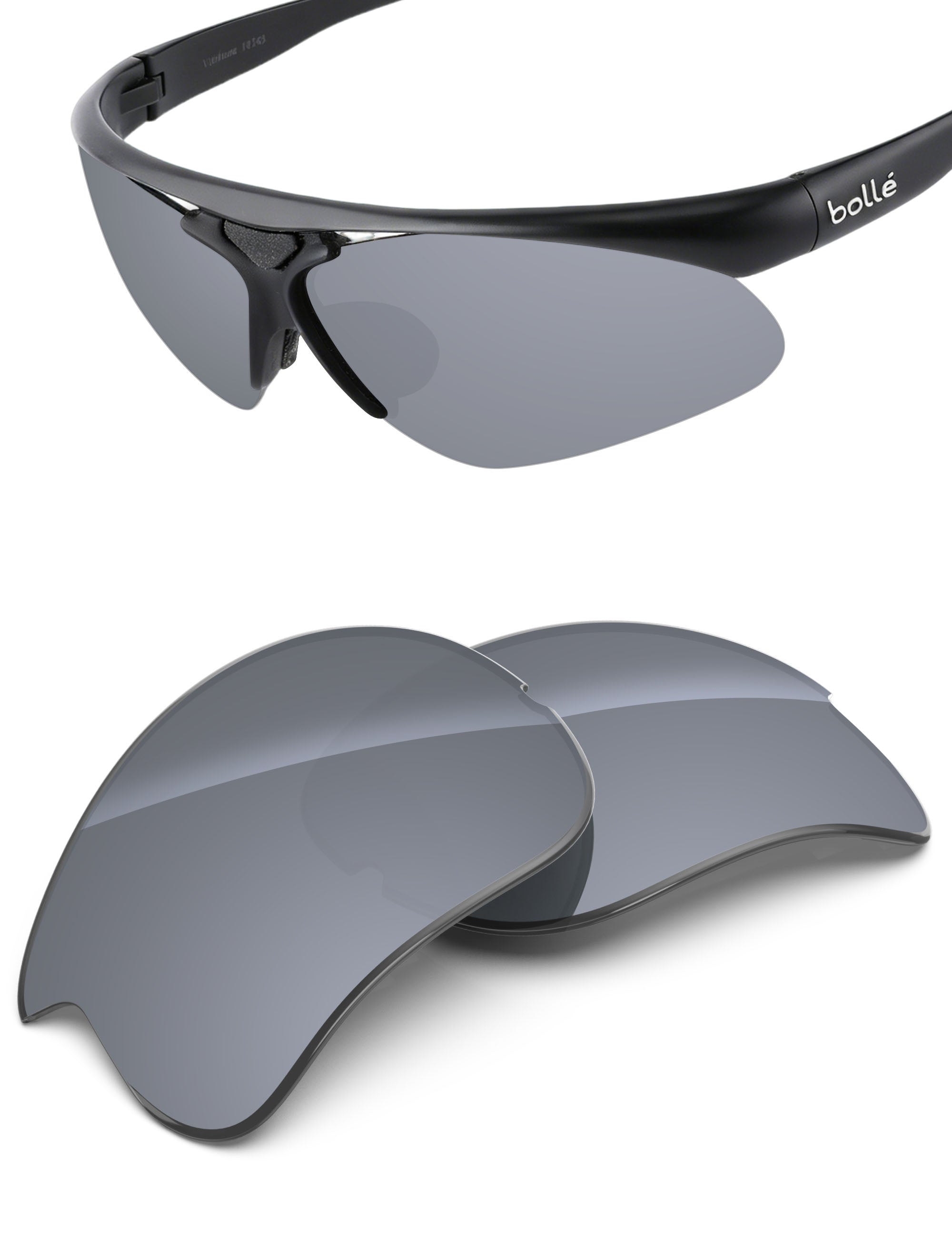 Silver Metallic FlashMirror™-Non-Polarized