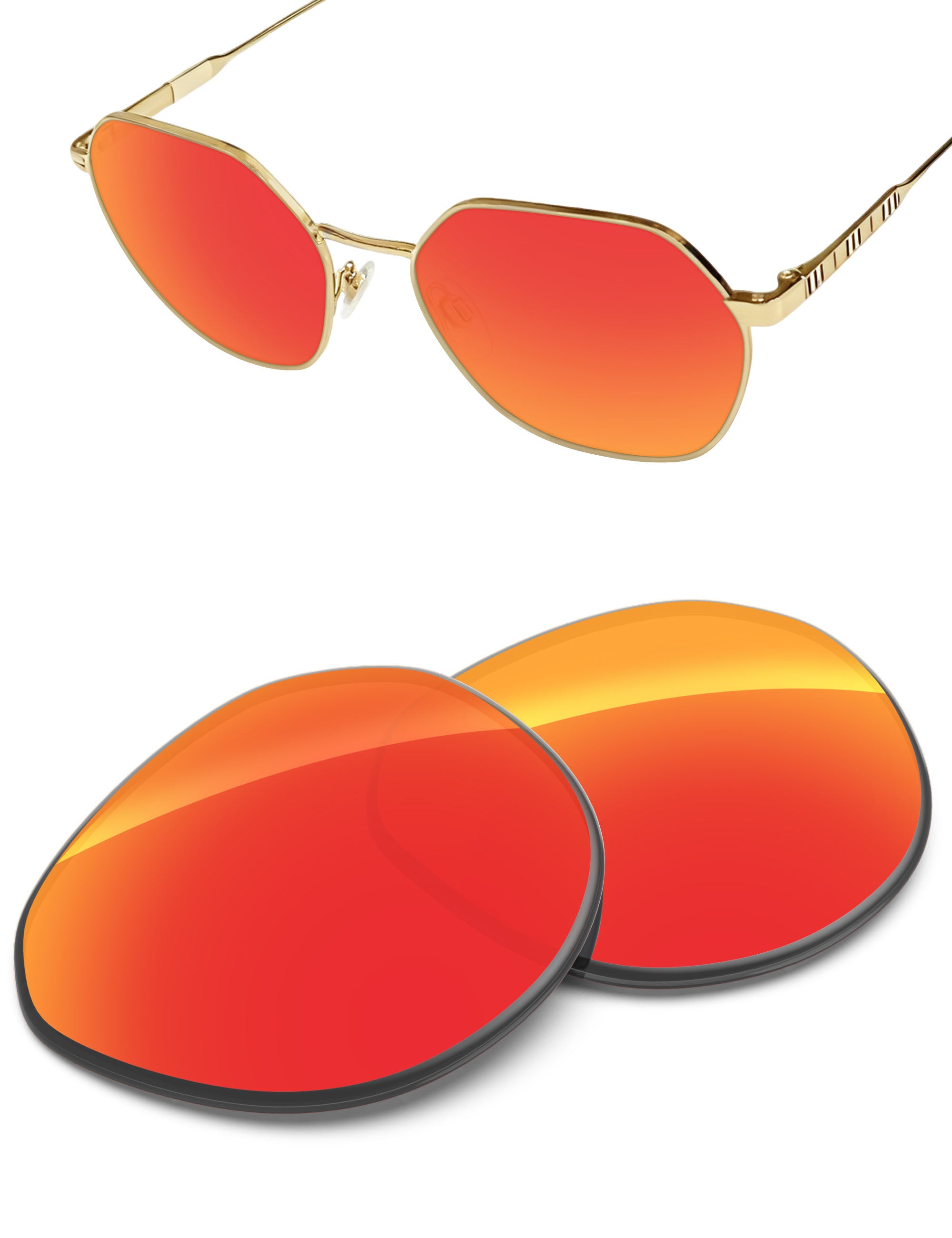 Fire Red FlashMirror™-Non-Polarized