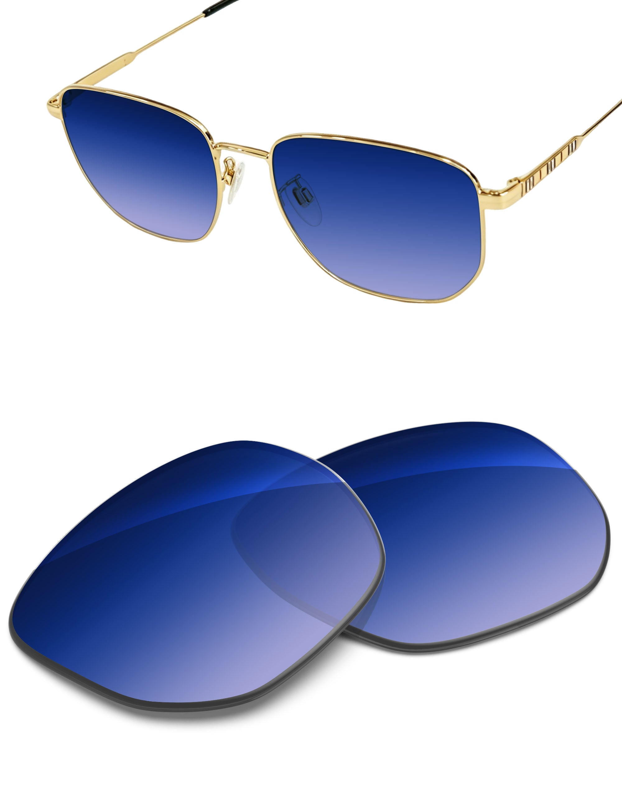 Aqua Blue Gradient-Non-Polarized