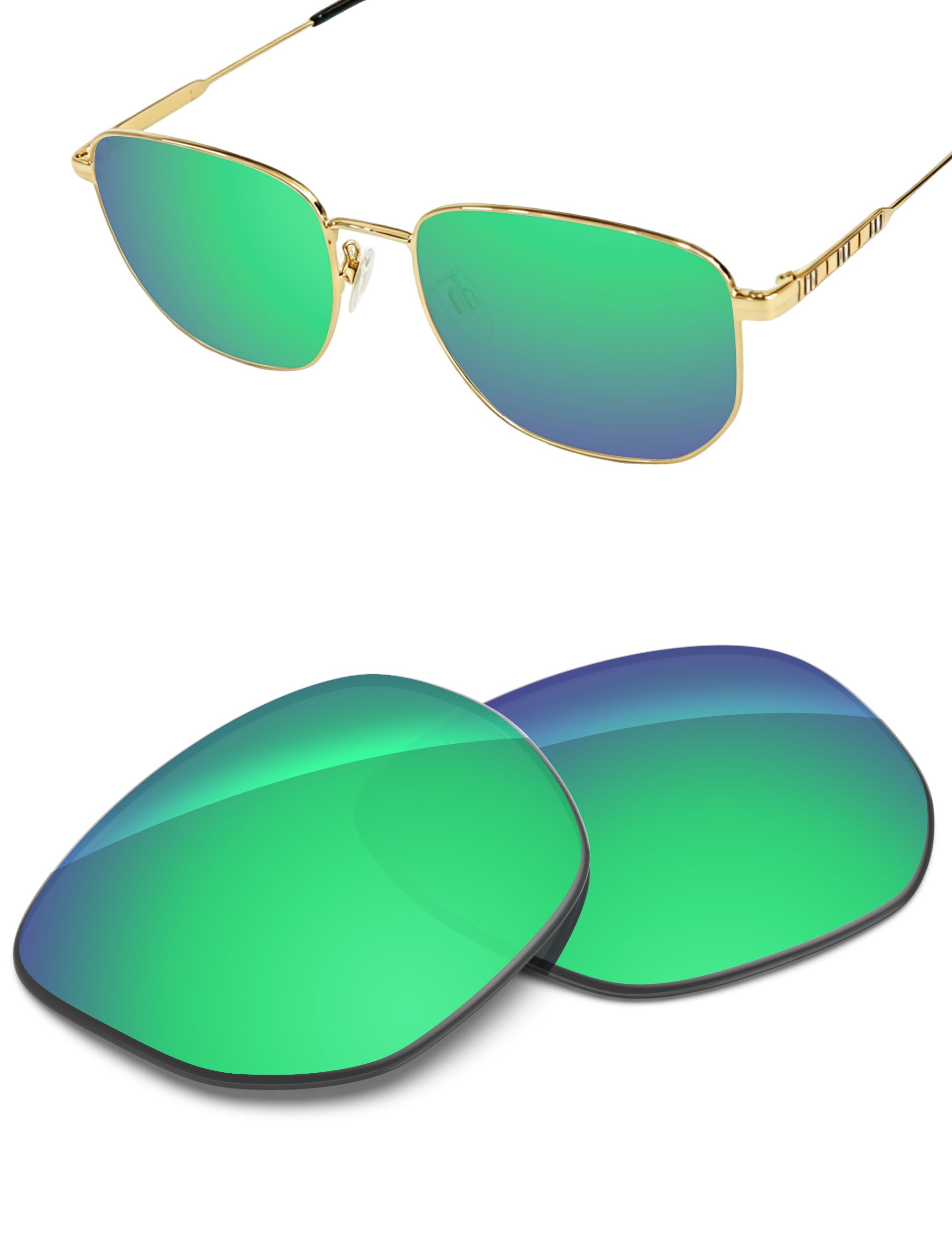 Emerald Green FlashMirror™-Non-Polarized