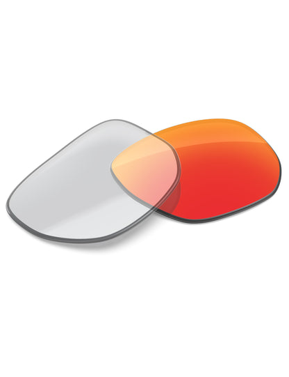 Fire Red FlashMirror™ Photochromic-Non-Polarized