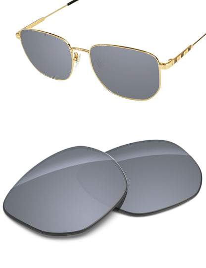 Silver Metallic FlashMirror™-Non-Polarized