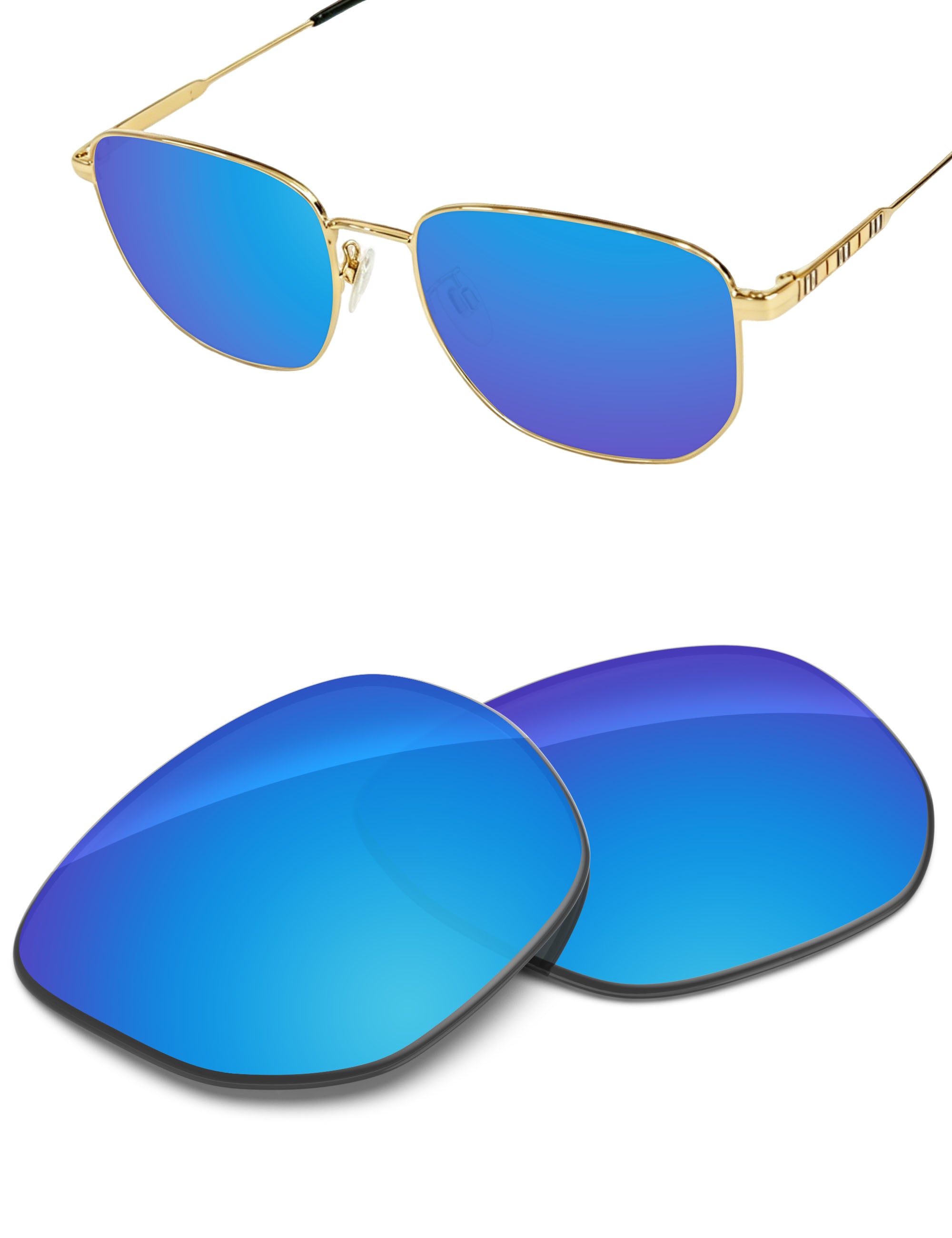 Sky Blue FlashMirror™-Non-Polarized