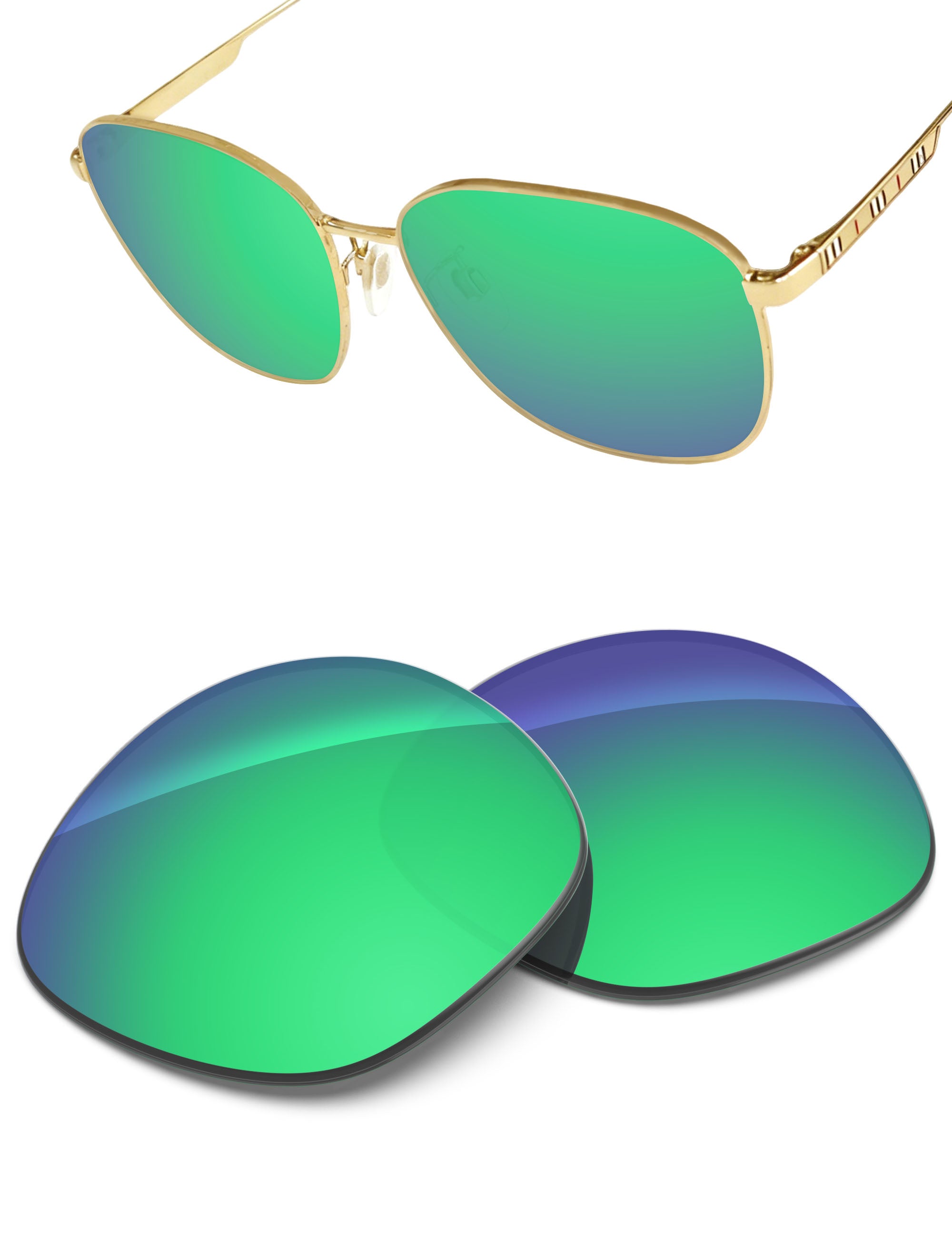 Emerald Green FlashMirror™-Non-Polarized