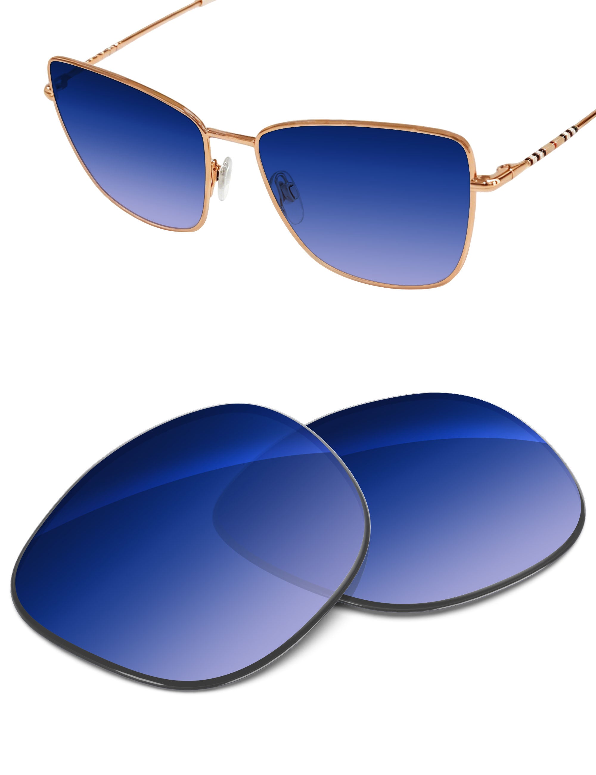Aqua Blue Gradient-Non-Polarized