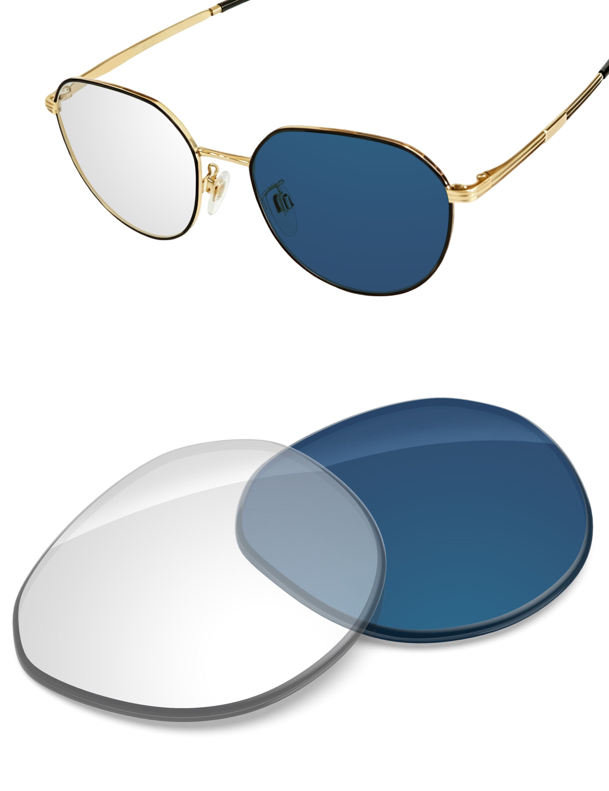 Adapt Blue Photochromic-Non-Polarized
